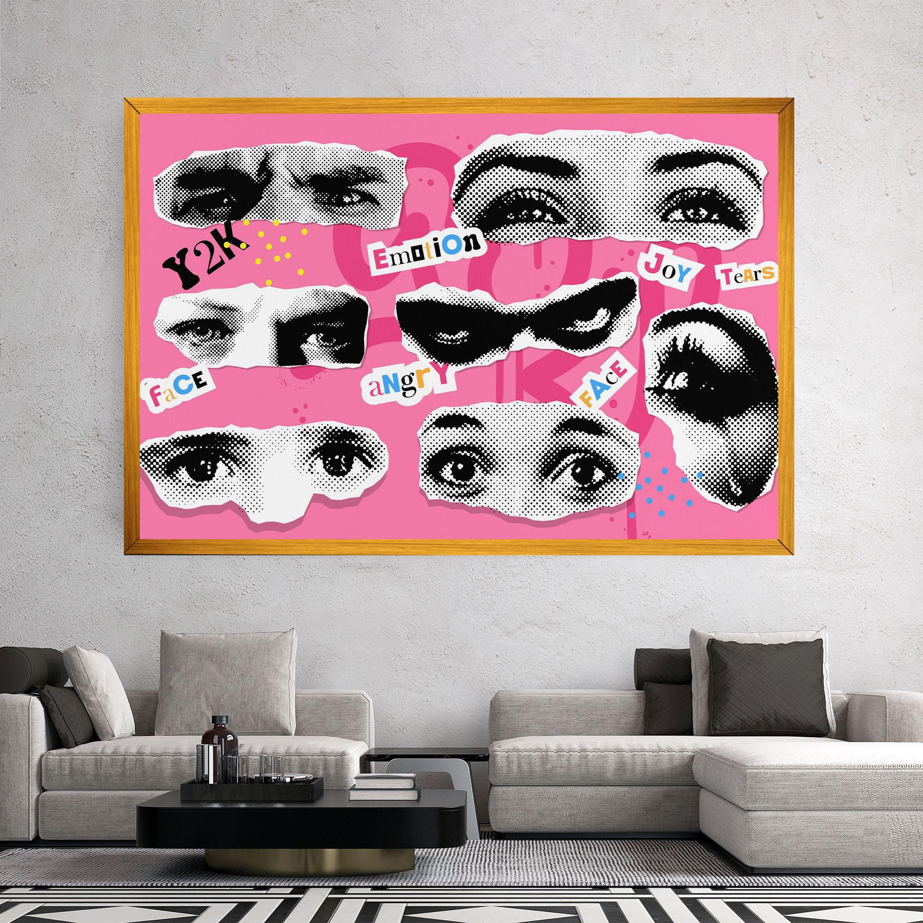 Картина на платно Eye Type mockup 2