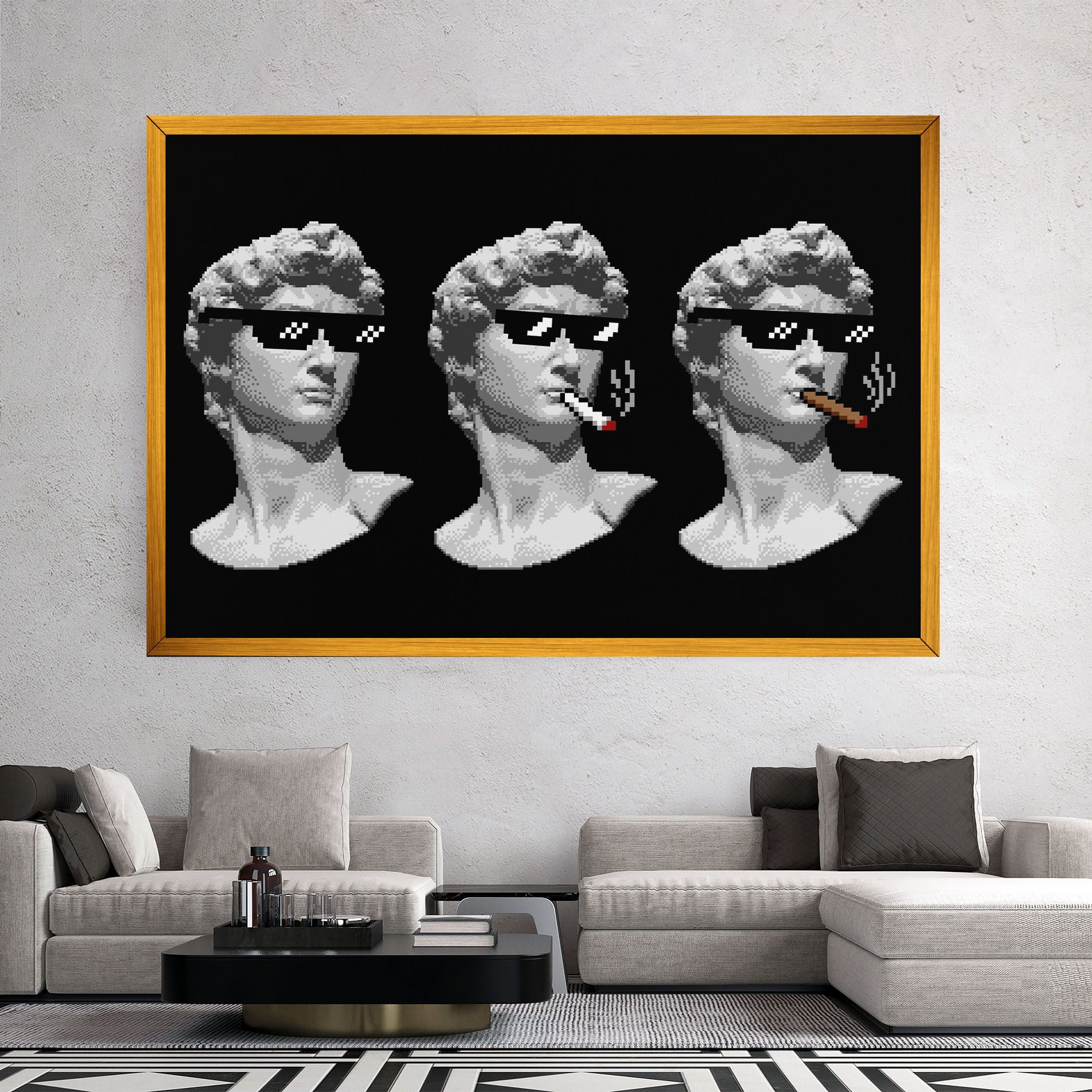 Statue Smoking mockup 2