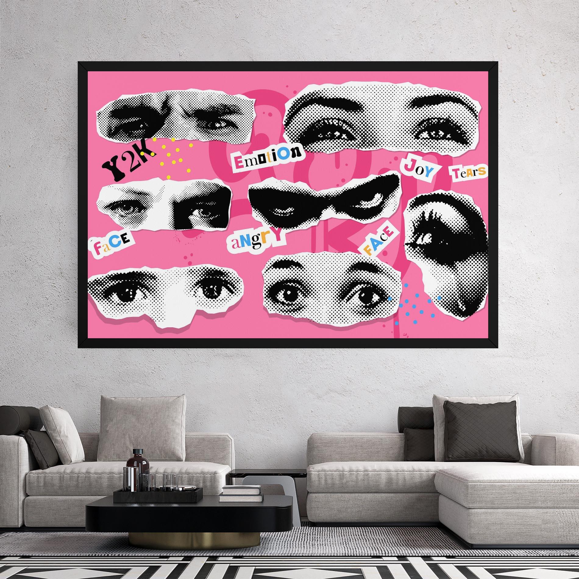 Картина на платно Eye Type mockup 2