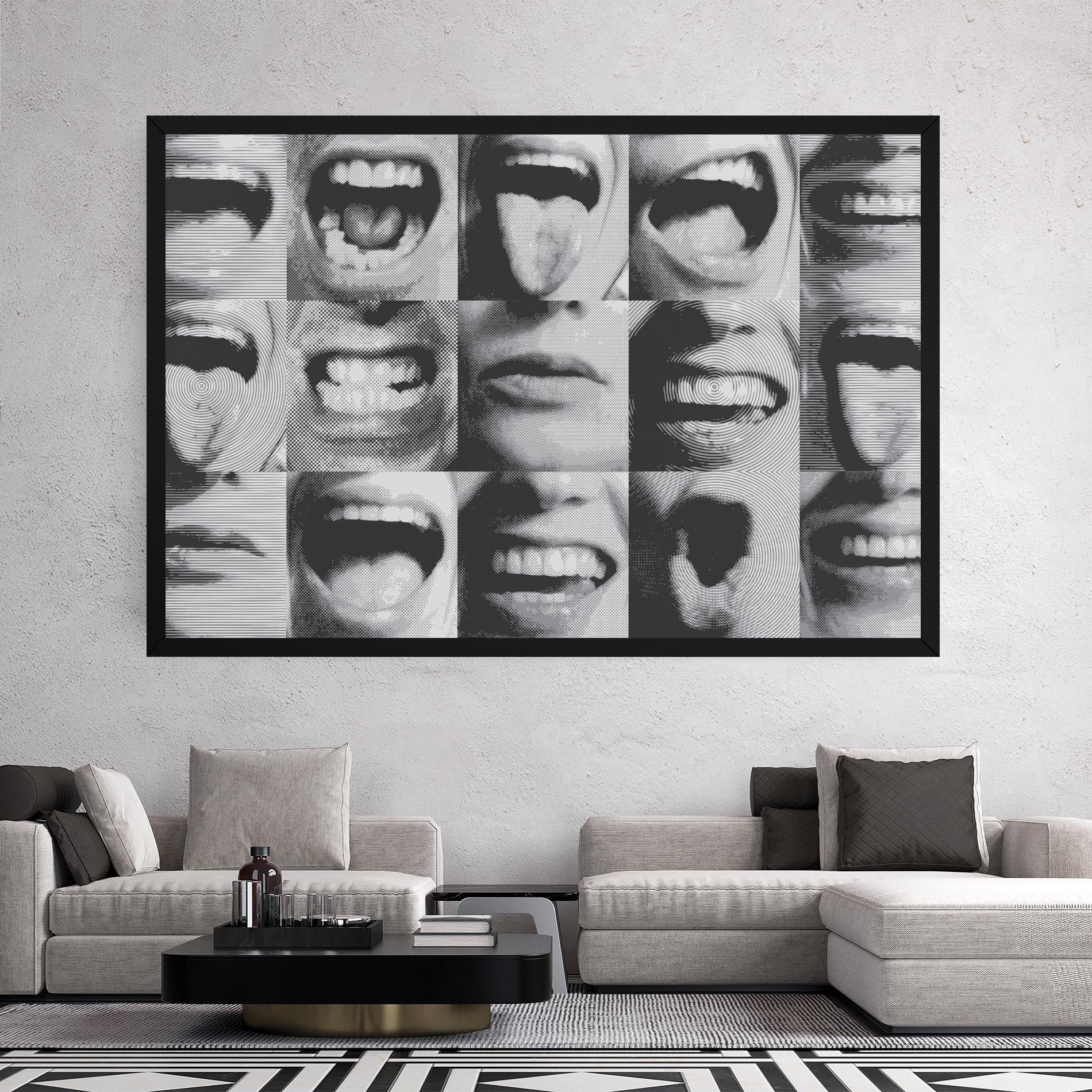 Grey Mouth Collage mockup 2