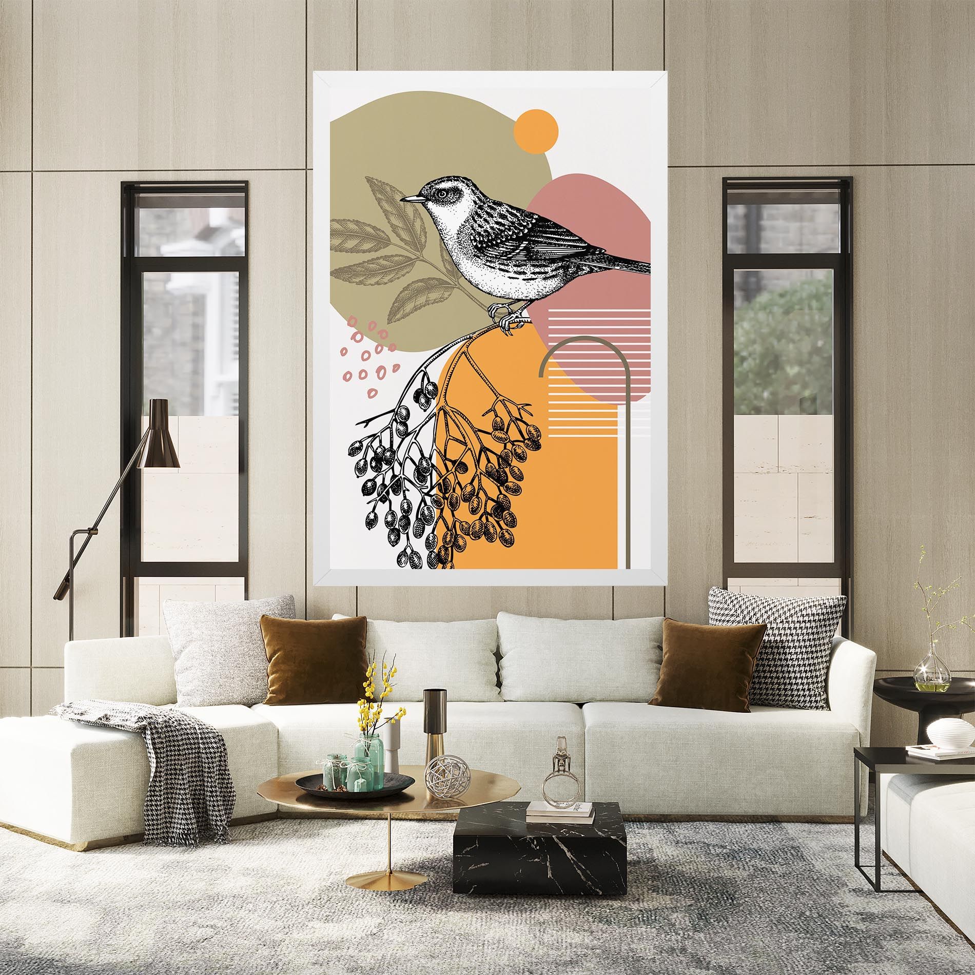Bird Collage mockup 2