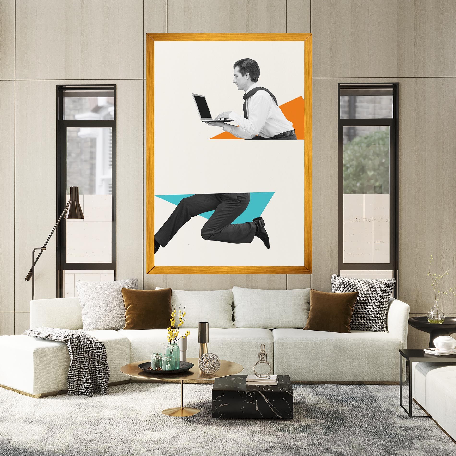 Businessman Collage mockup 2