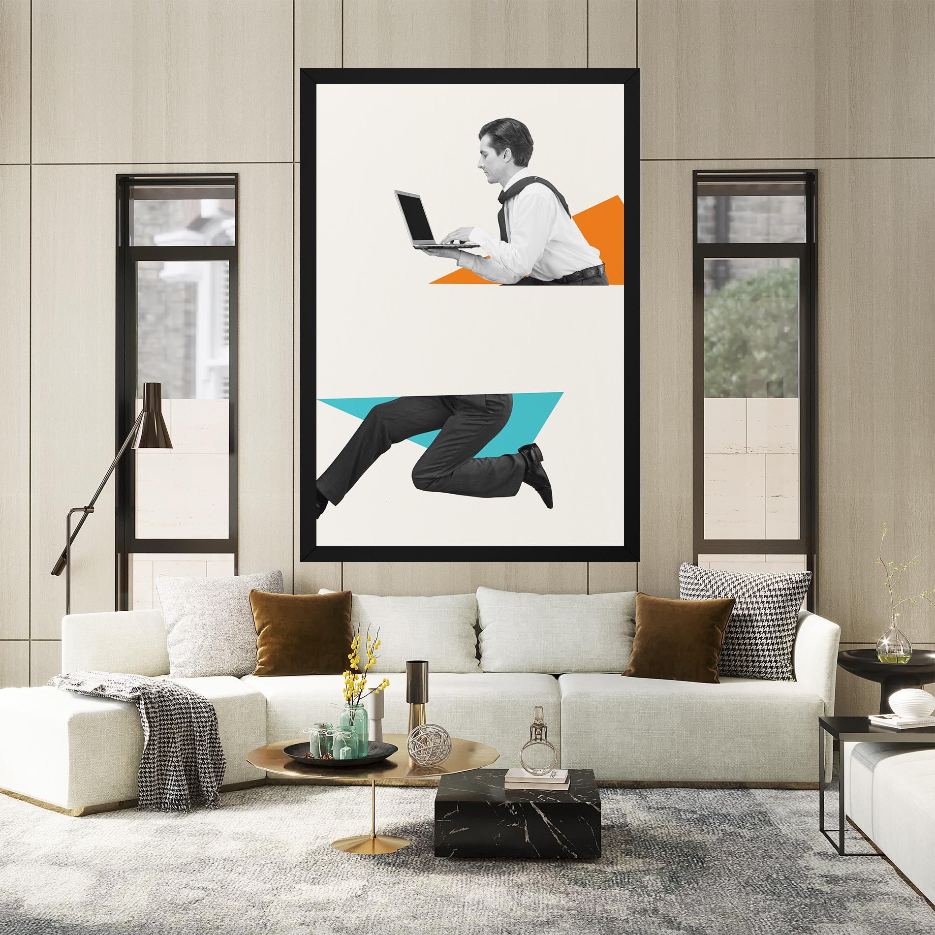 Businessman Collage mockup 2