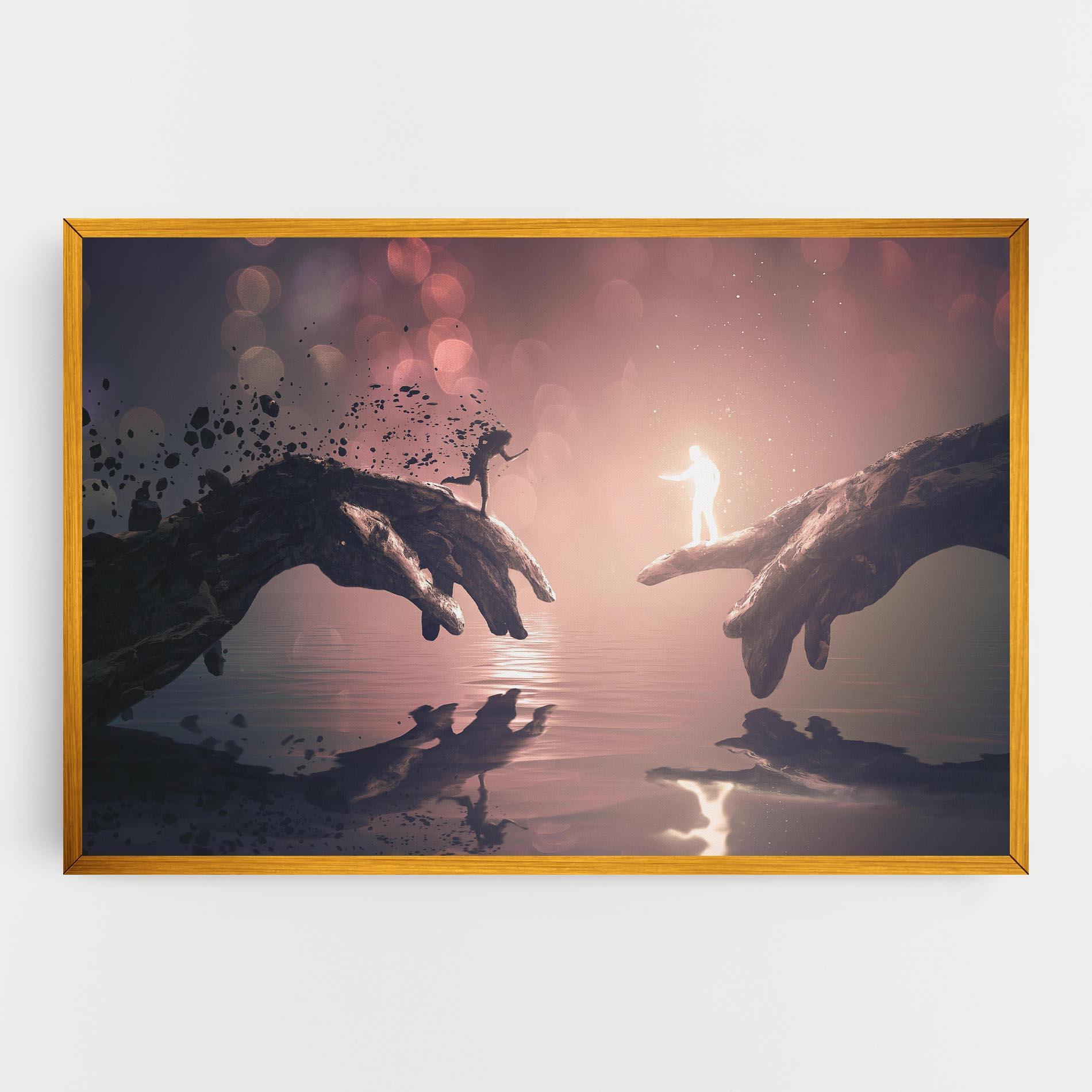 Картина на платно Life Story mockup 0