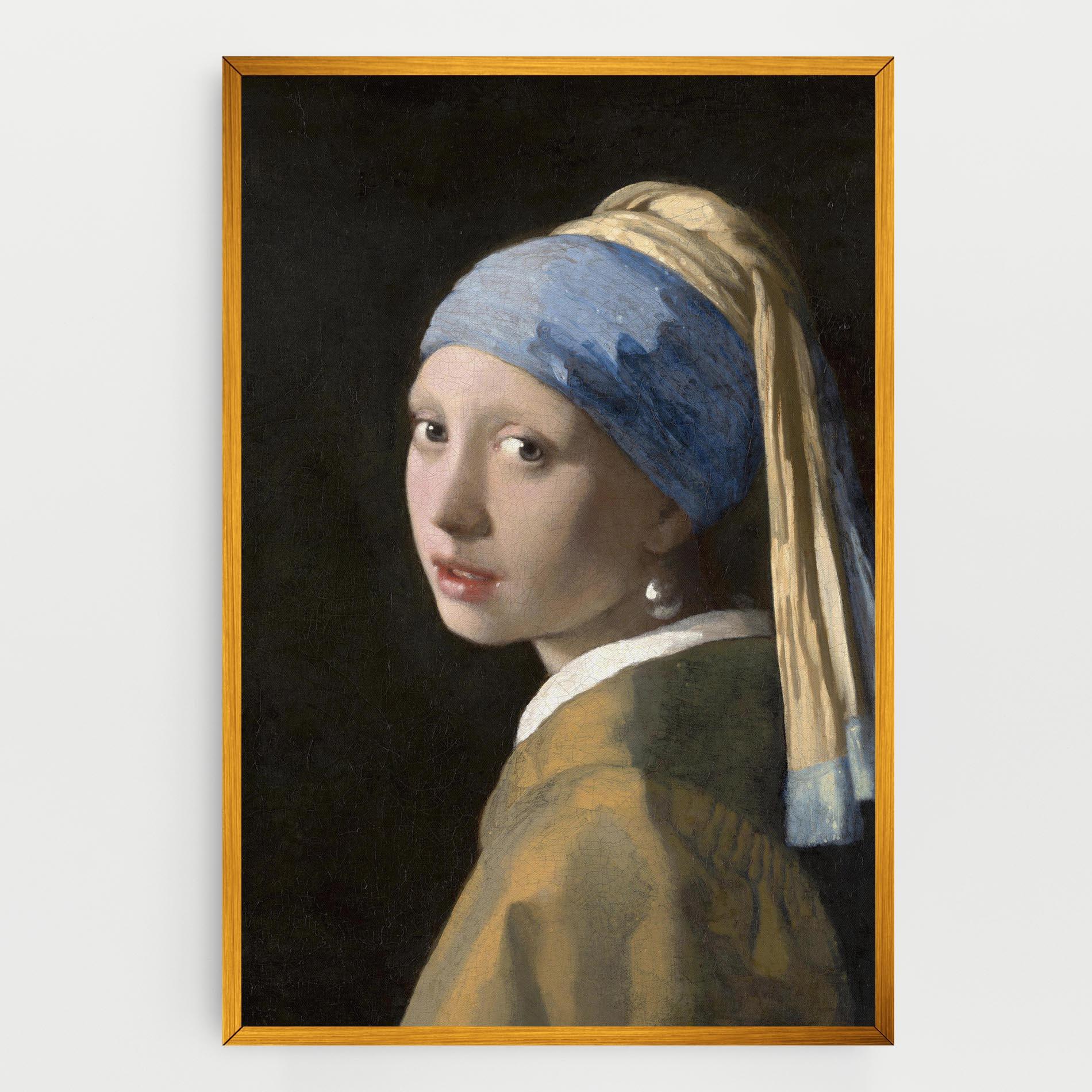 Картина на платно Girl With A Pearl mockup 0