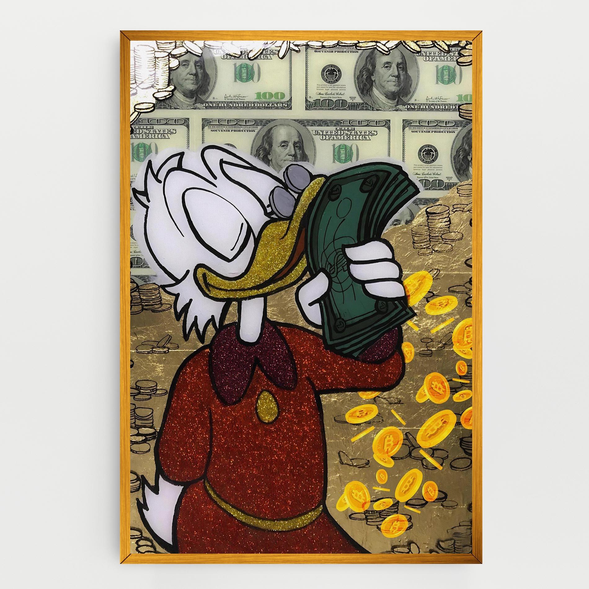 Картина на платно Smell Like Money mockup 0