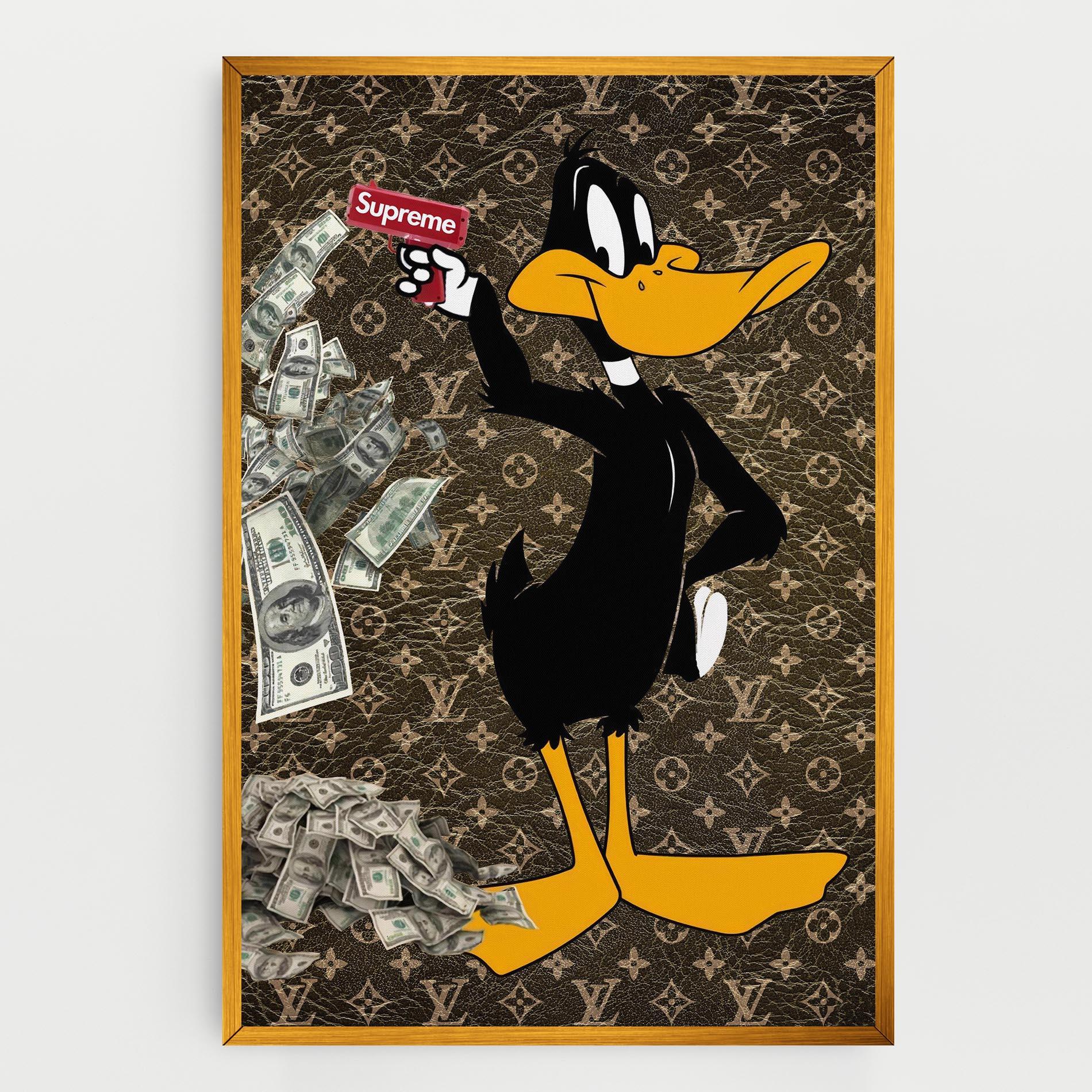 Картина на платно Supreme Daffy mockup 0