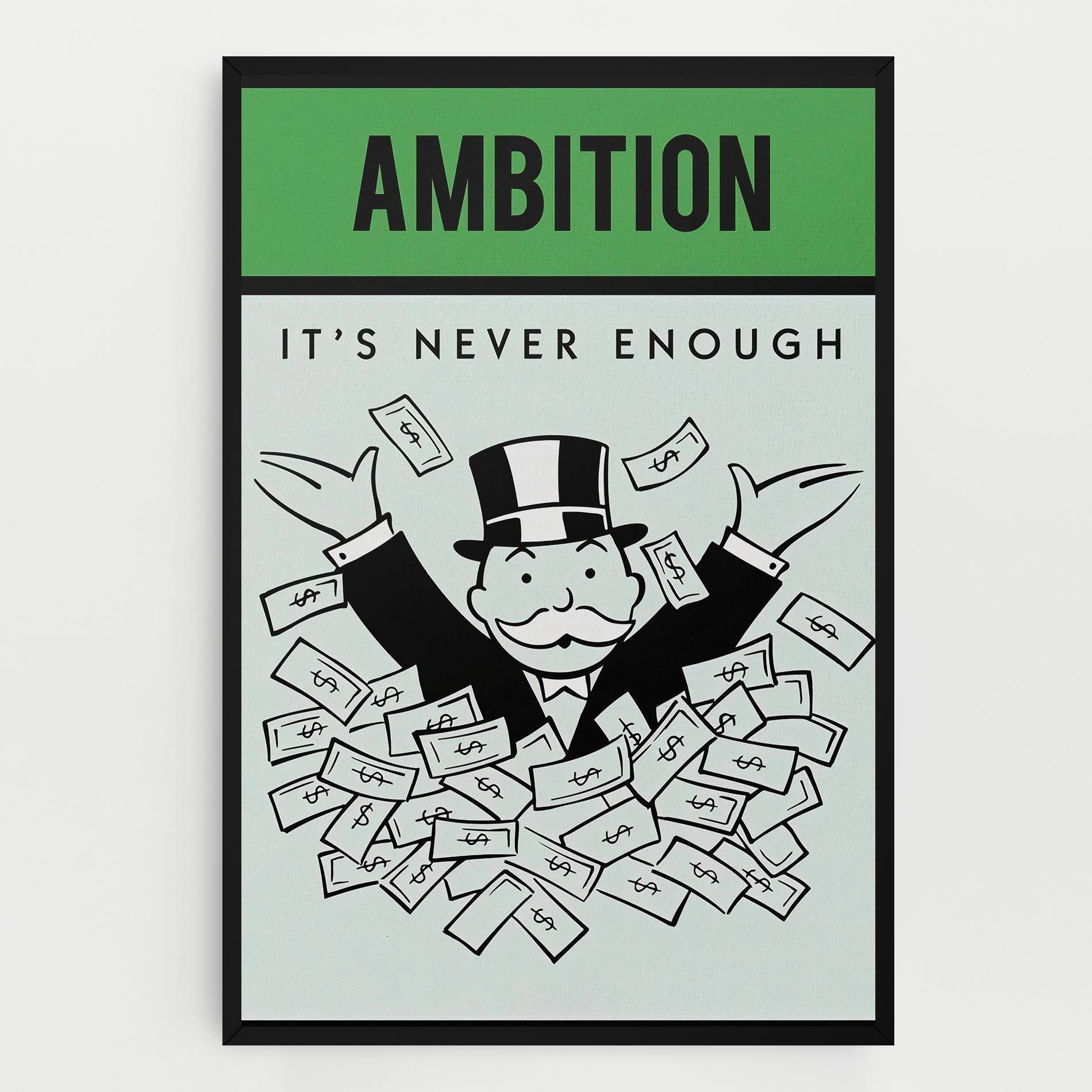 Картина на платно AMBITION mockup 0