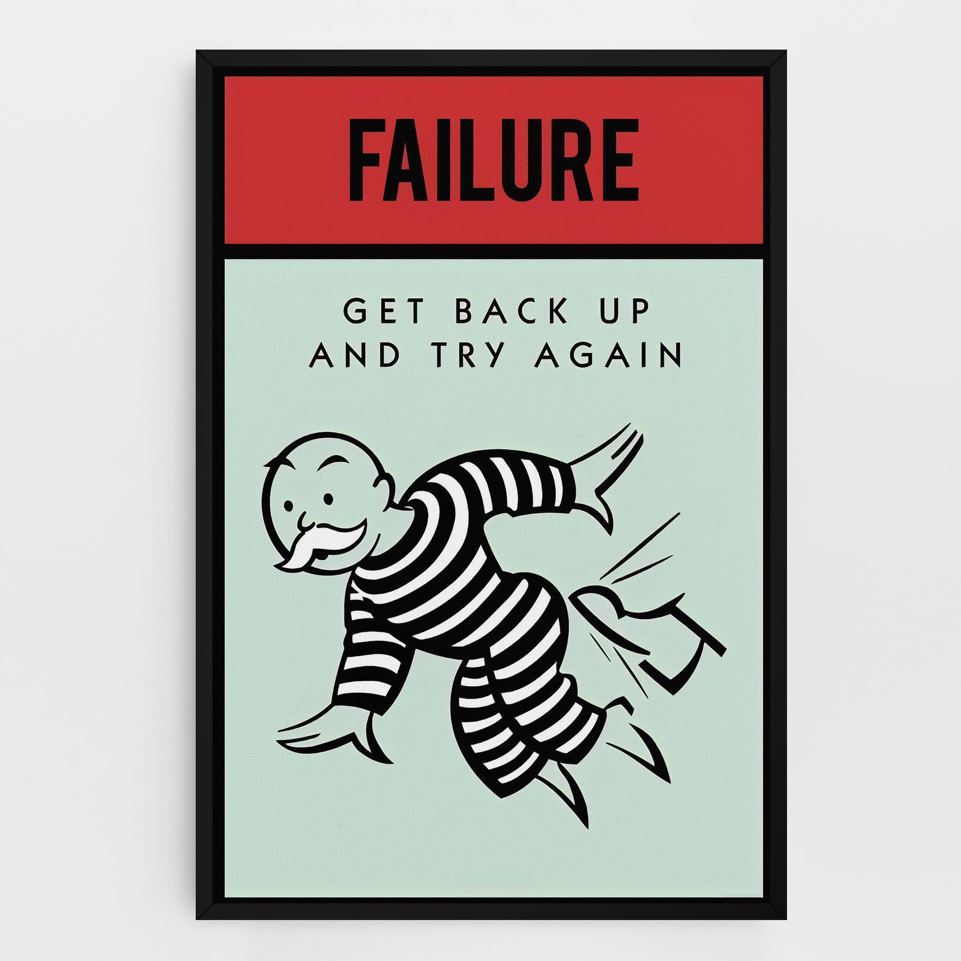 Картина на платно FAILURE mockup 0
