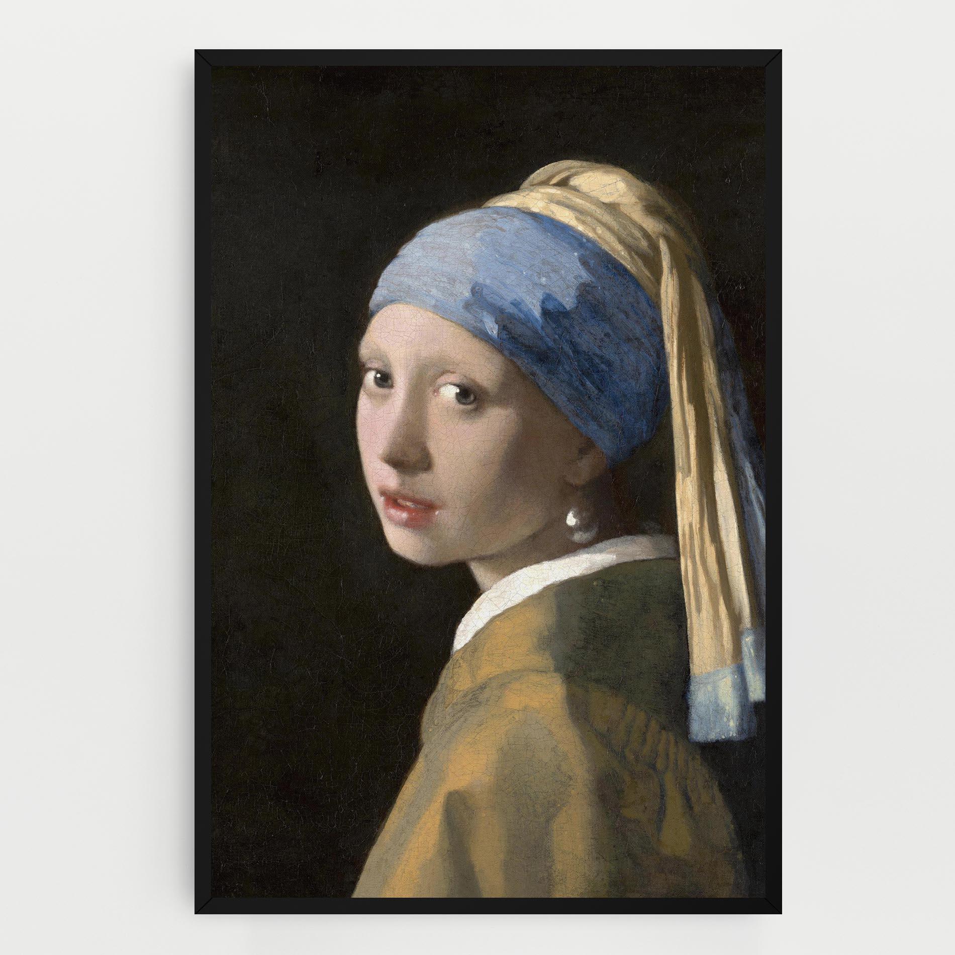 Картина на платно Girl With A Pearl mockup 0