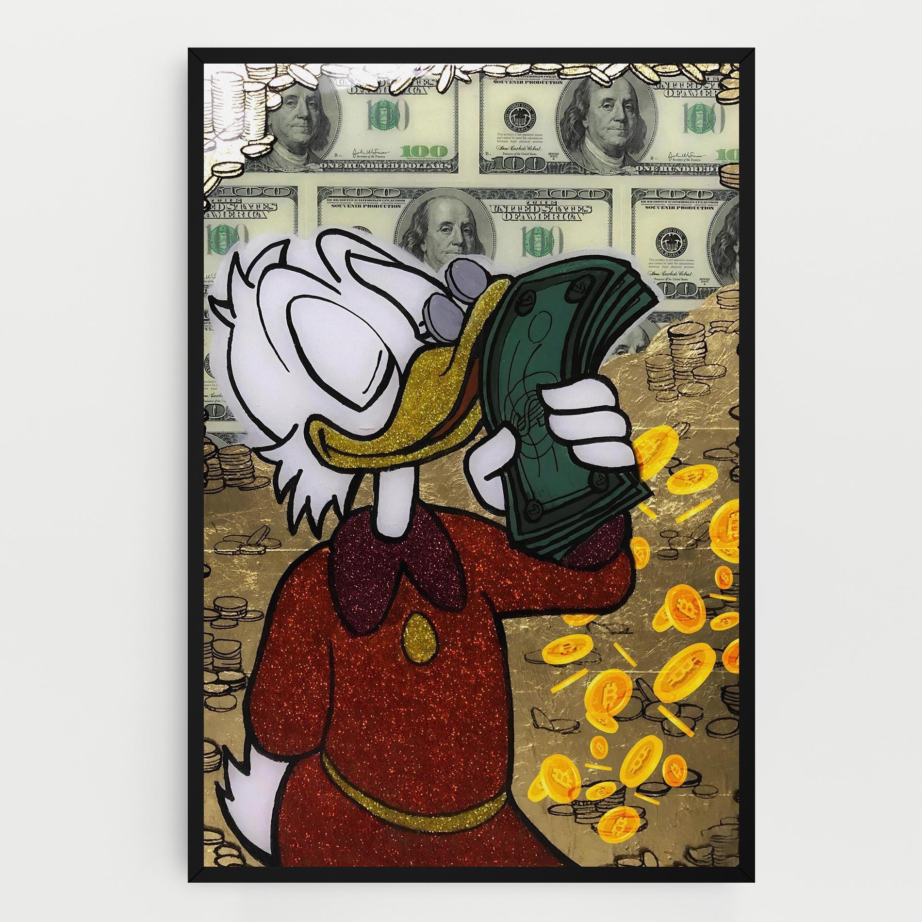 Картина на платно Smell Like Money mockup 0