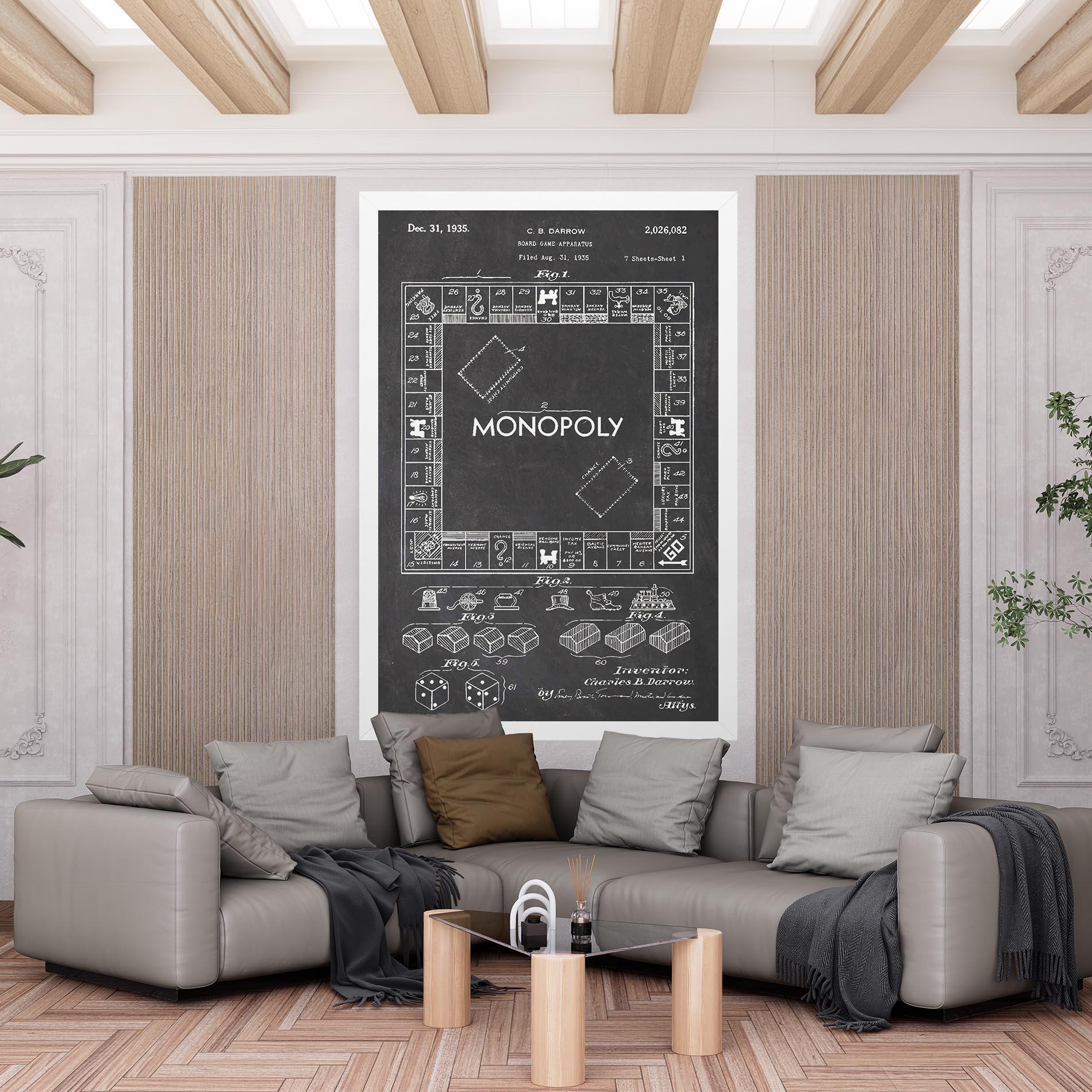 Картина на платно Monopoly Board mockup 6