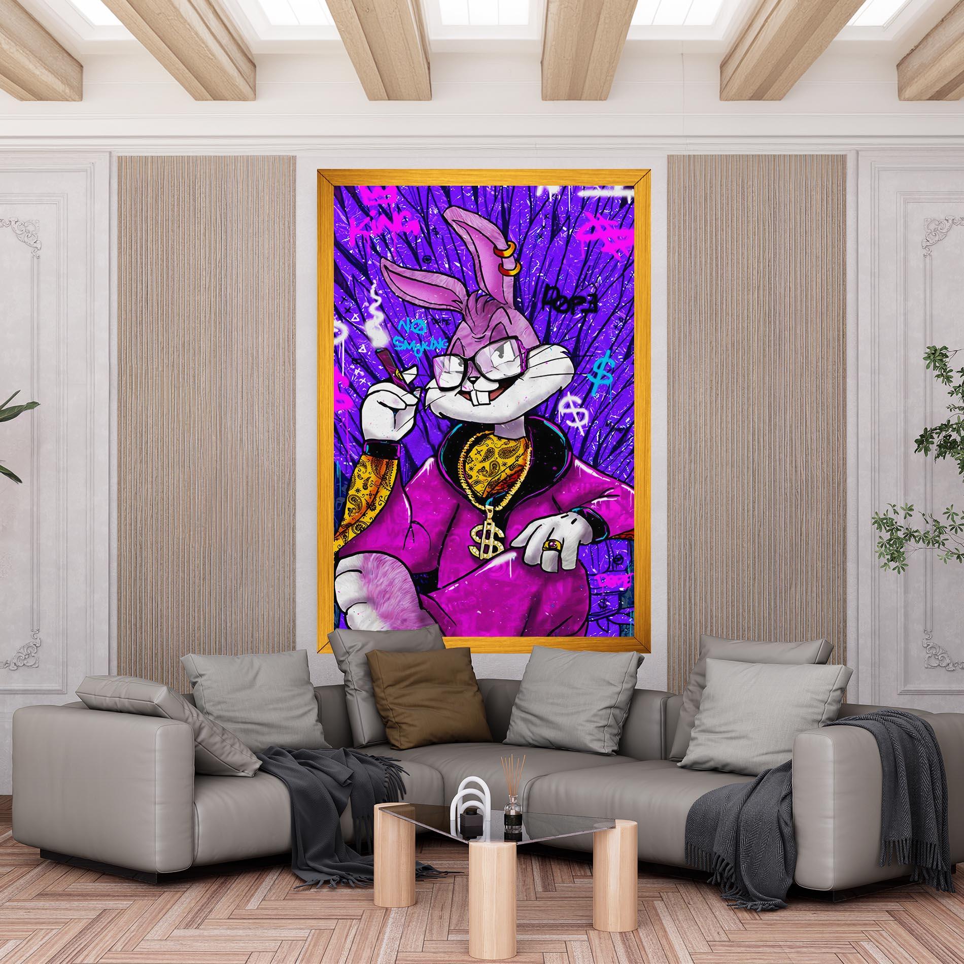 Картина на платно Boss Buny mockup 6