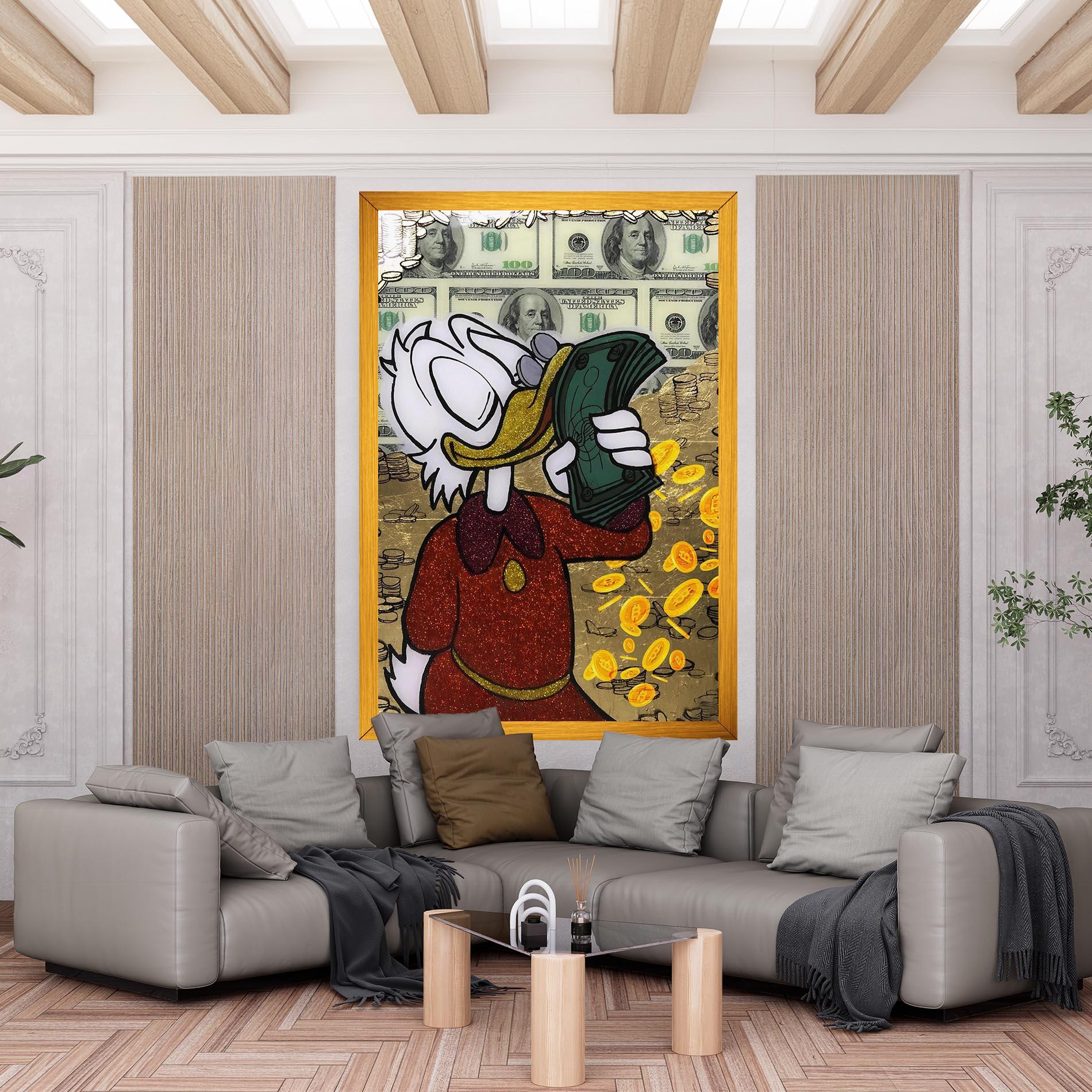 Картина на платно Smell Like Money mockup 6