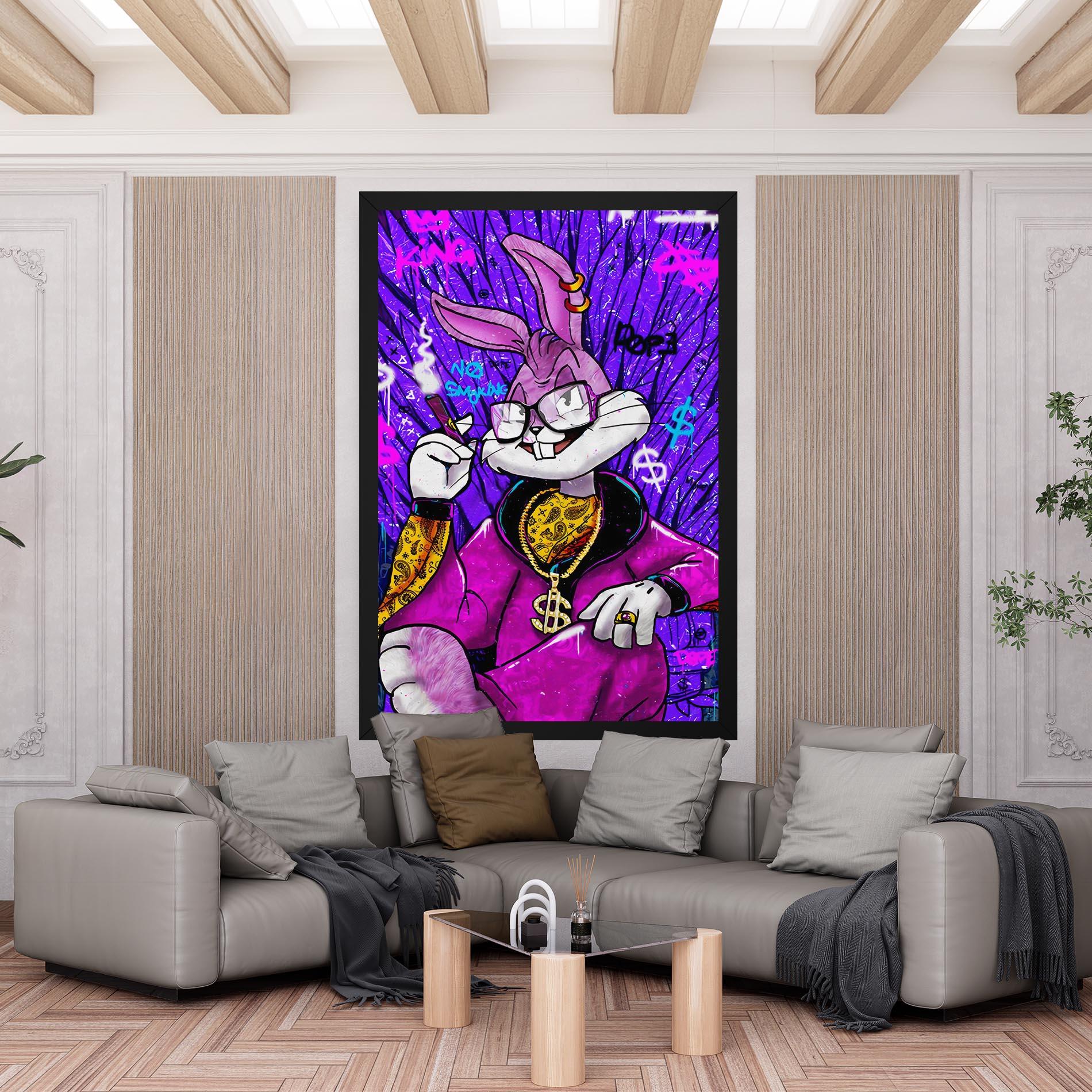 Картина на платно Boss Buny mockup 6