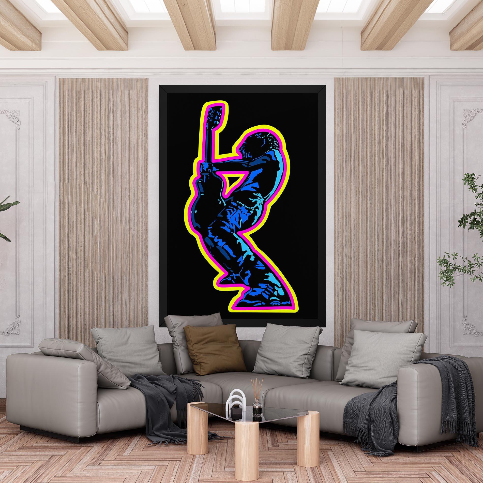 Картина на платно Guitarist Art mockup 6