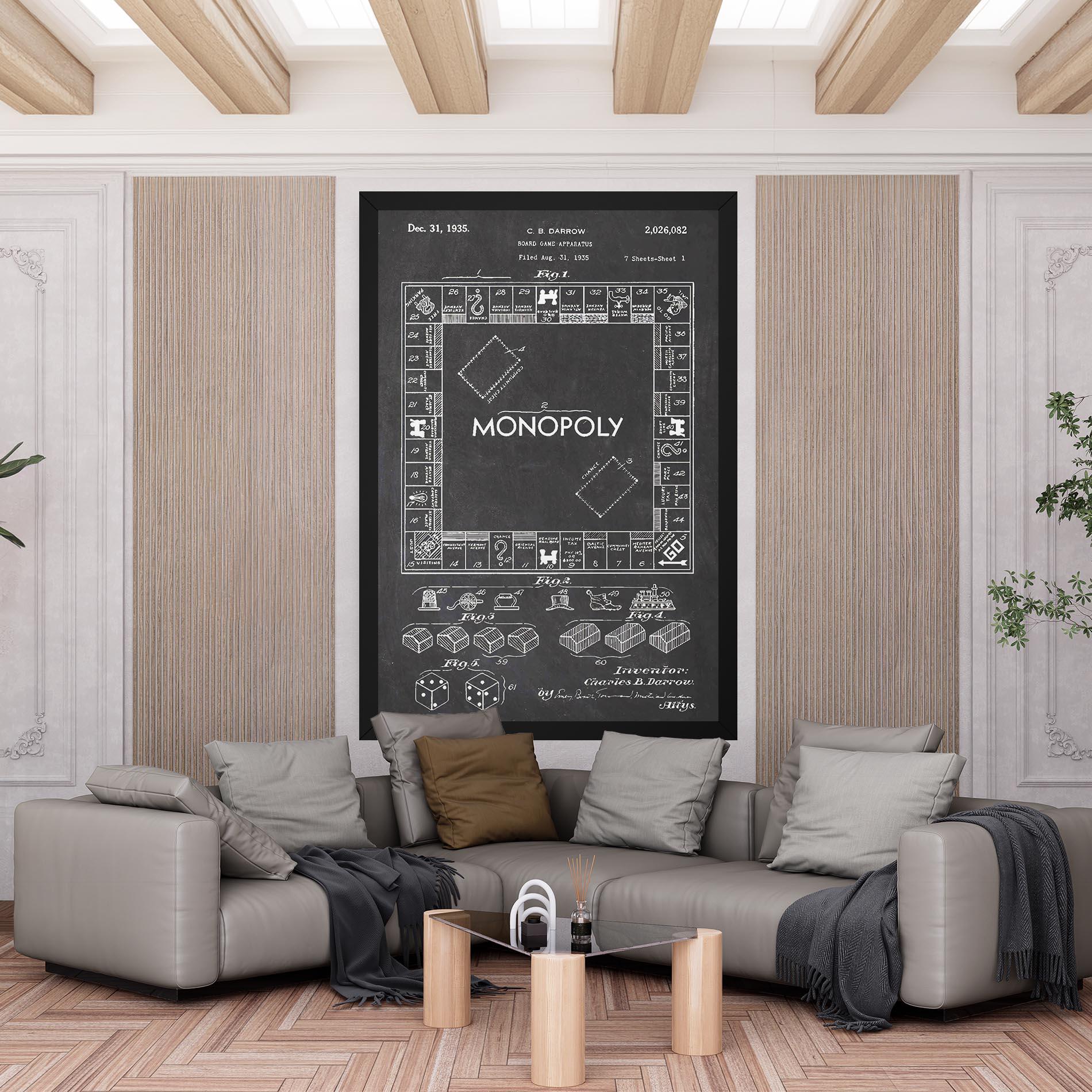 Картина на платно Monopoly Board mockup 6