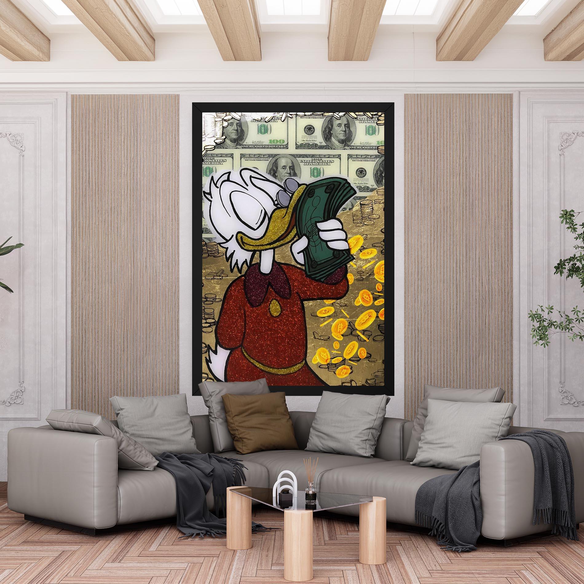 Картина на платно Smell Like Money mockup 6