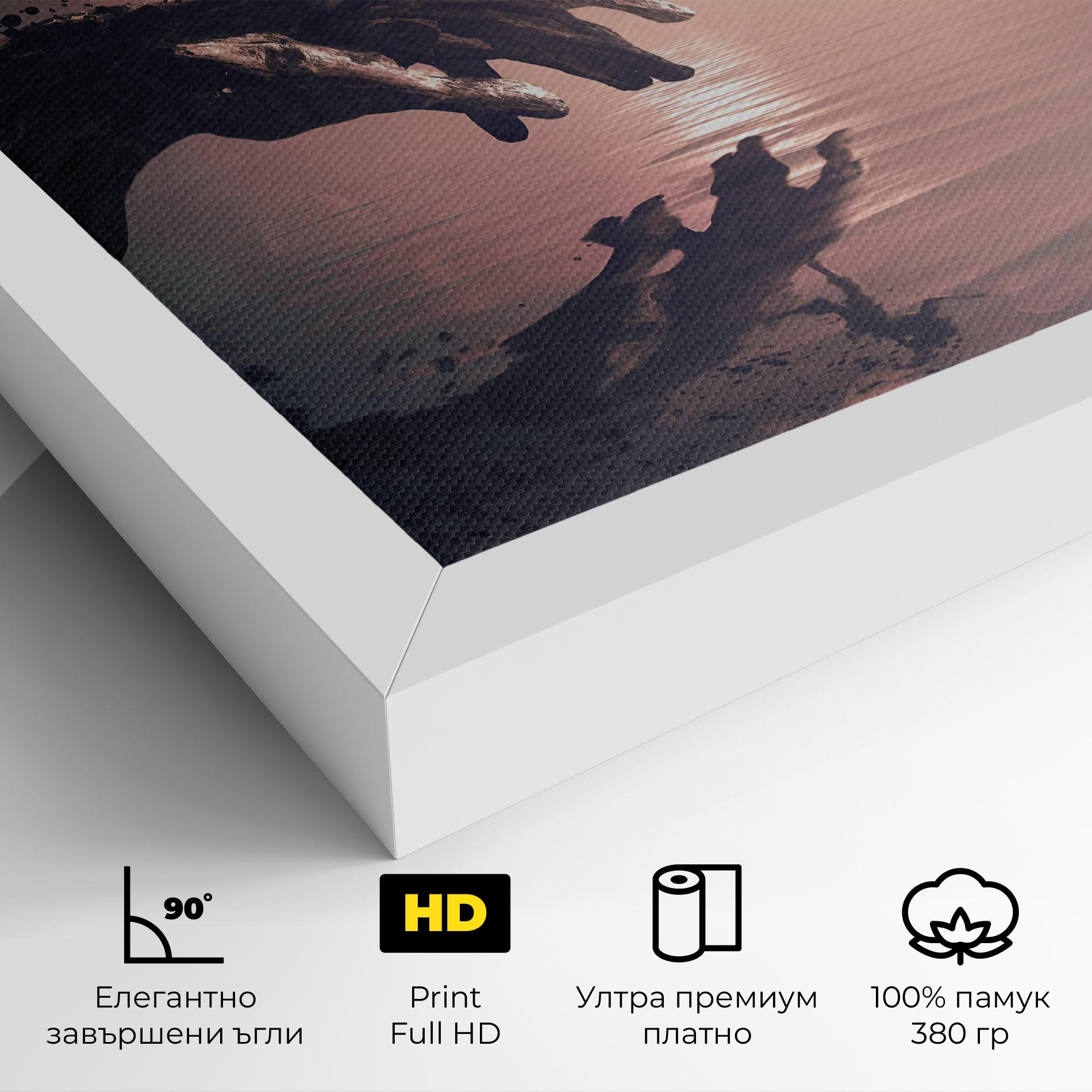 Картина на платно Life Story mockup 4