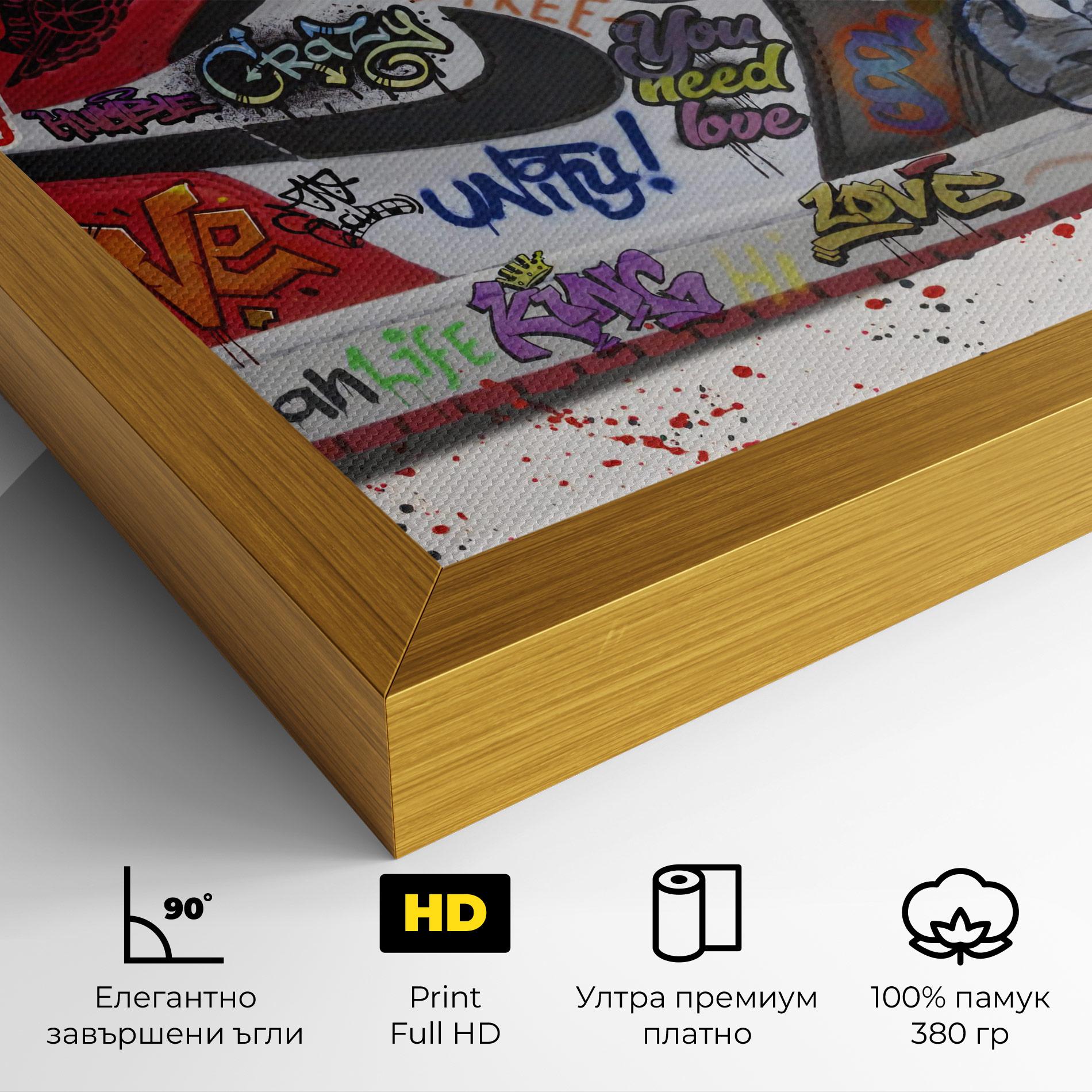 Картина на платно Jordan Drip mockup 4