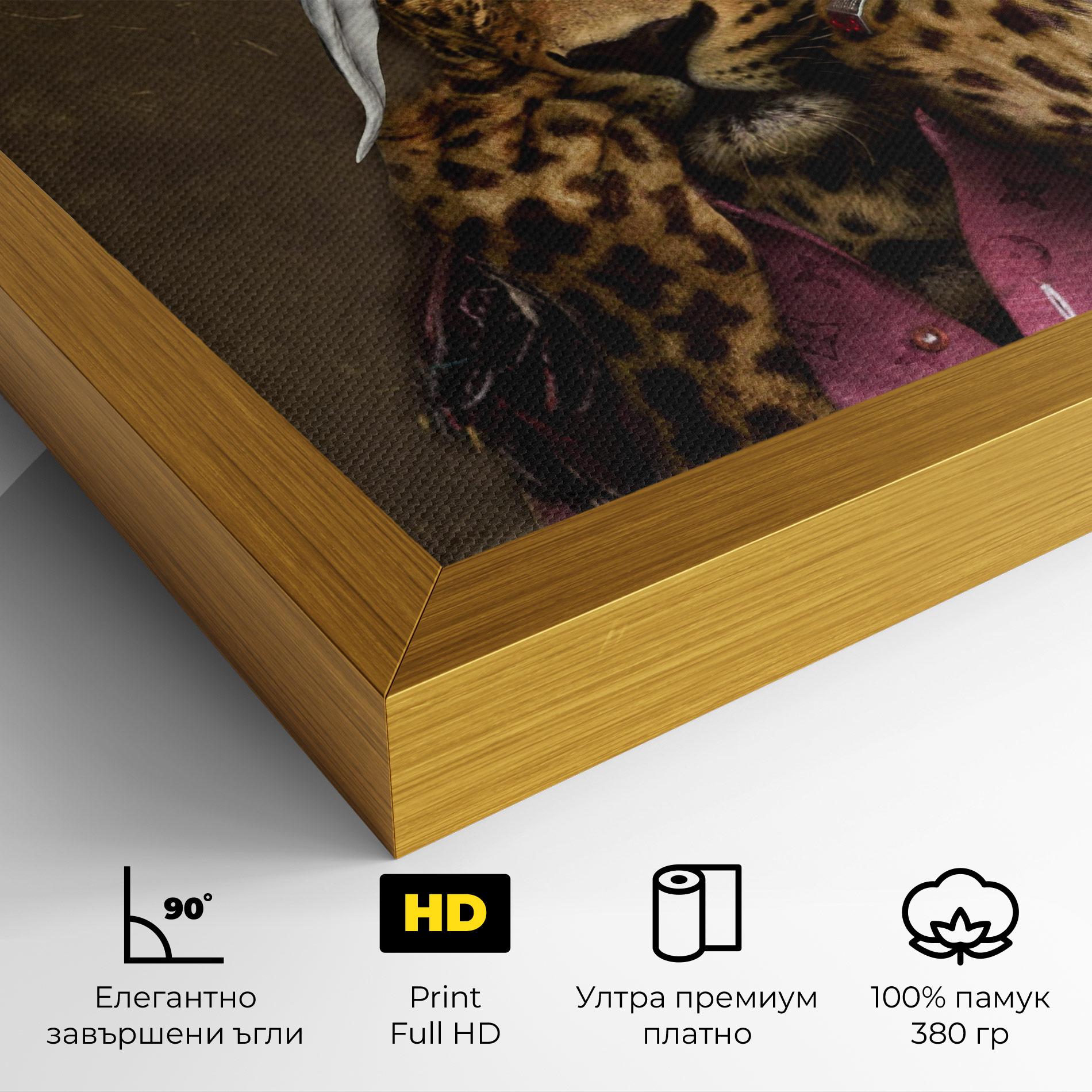 Картина на платно Ready To Fight mockup 4