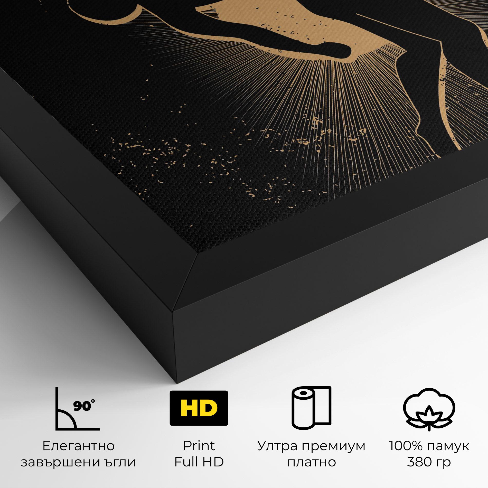 Картина на платно Body And Soul mockup 4