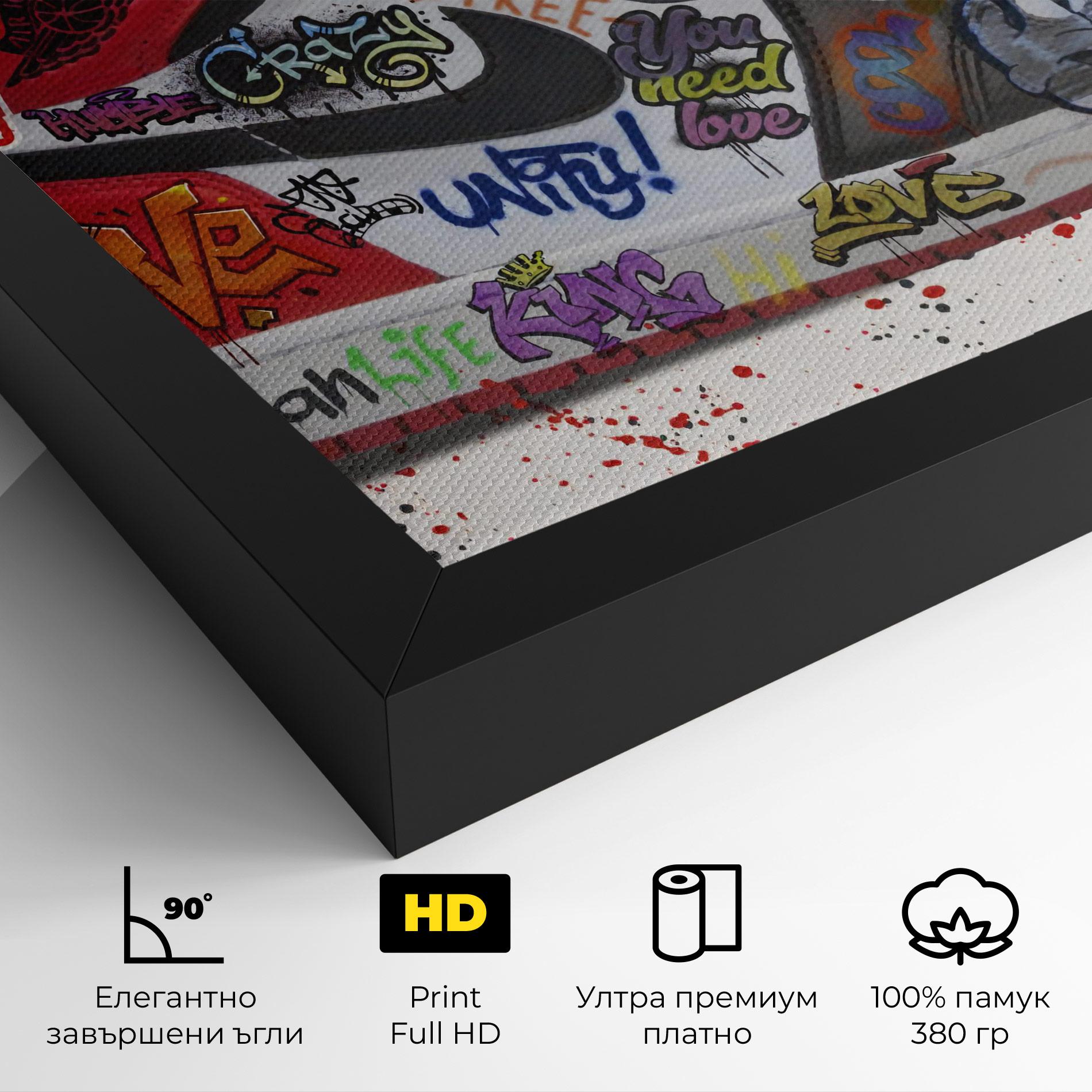 Картина на платно Jordan Drip mockup 4