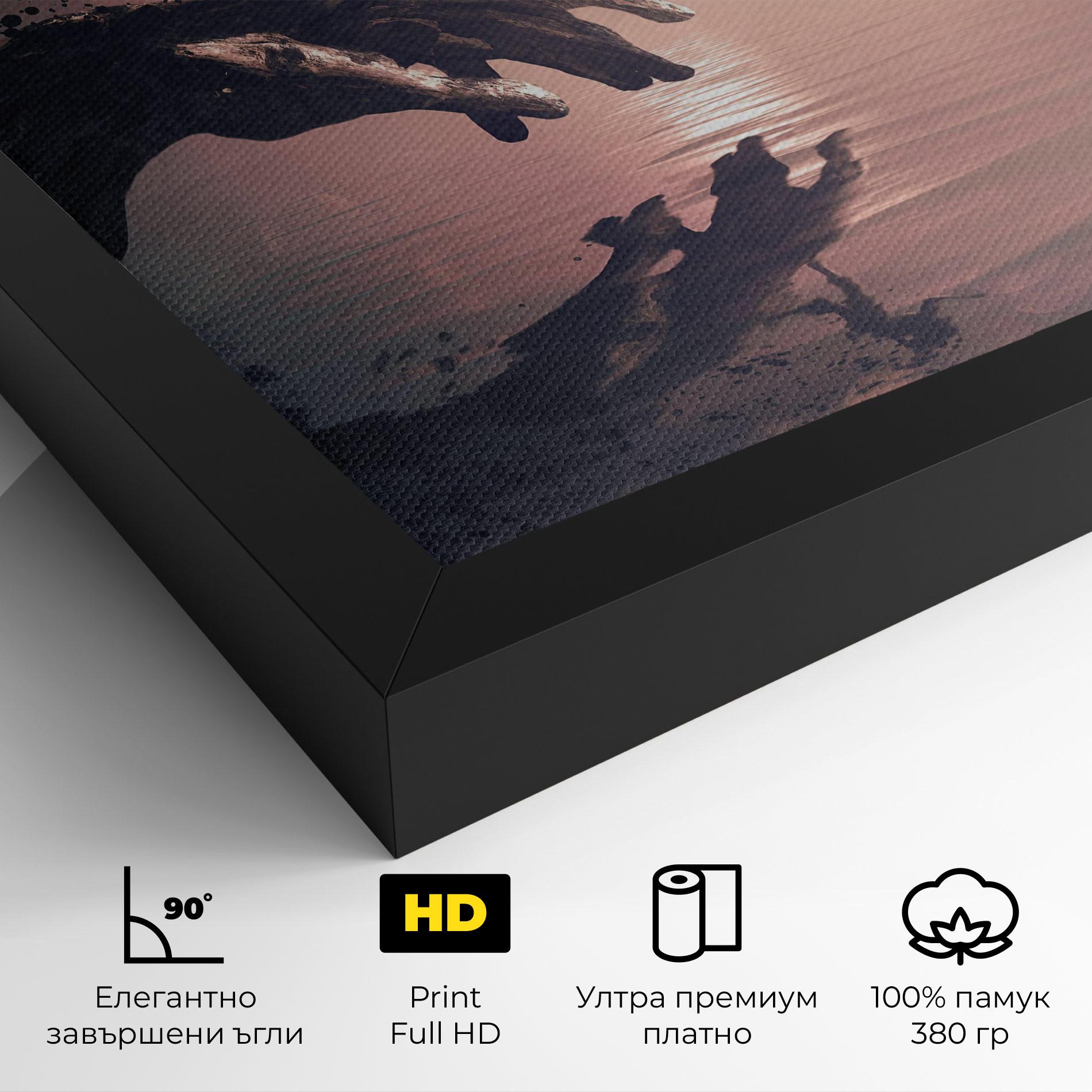 Картина на платно Life Story mockup 4