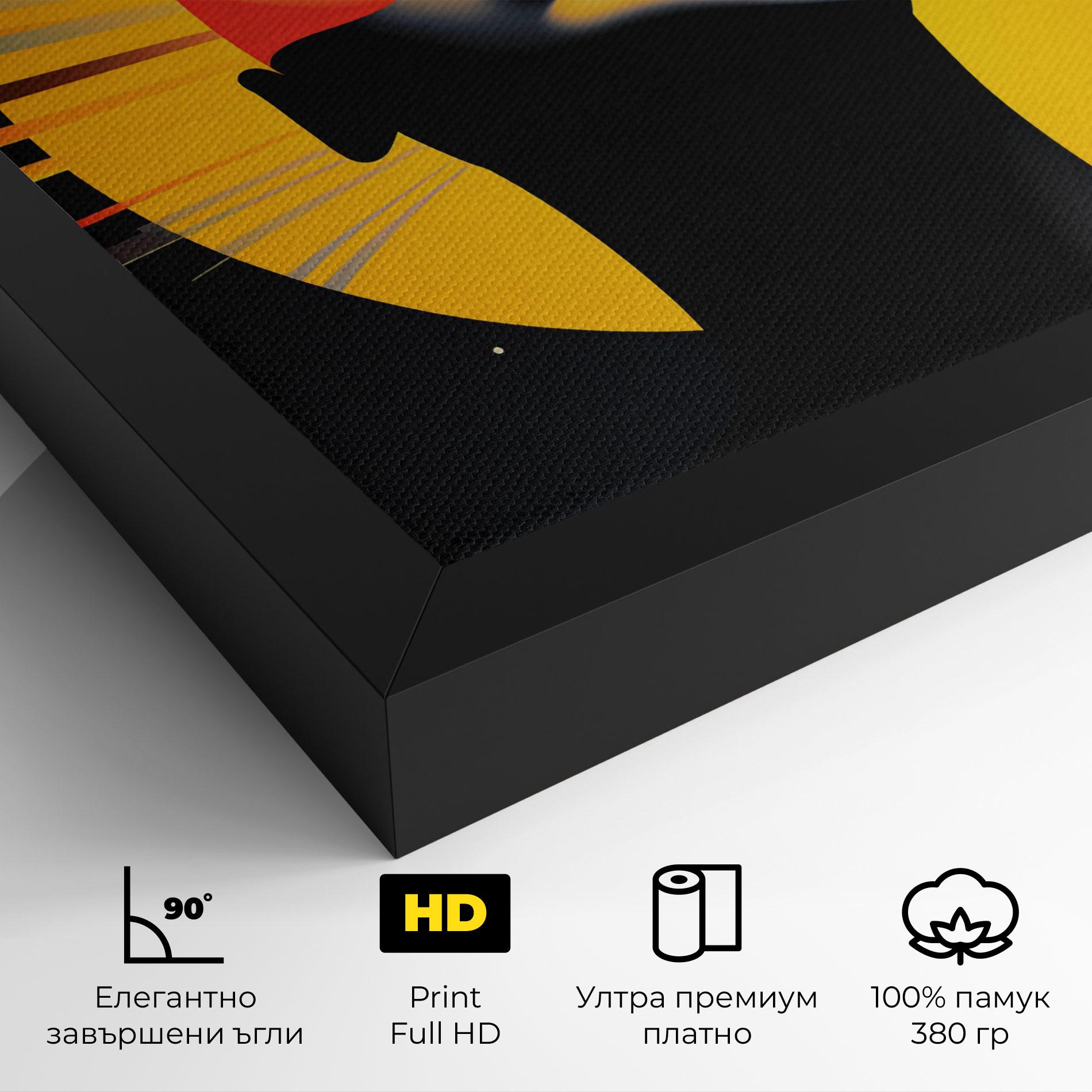 Картина на платно Synthetic Dreamy Profile mockup 4