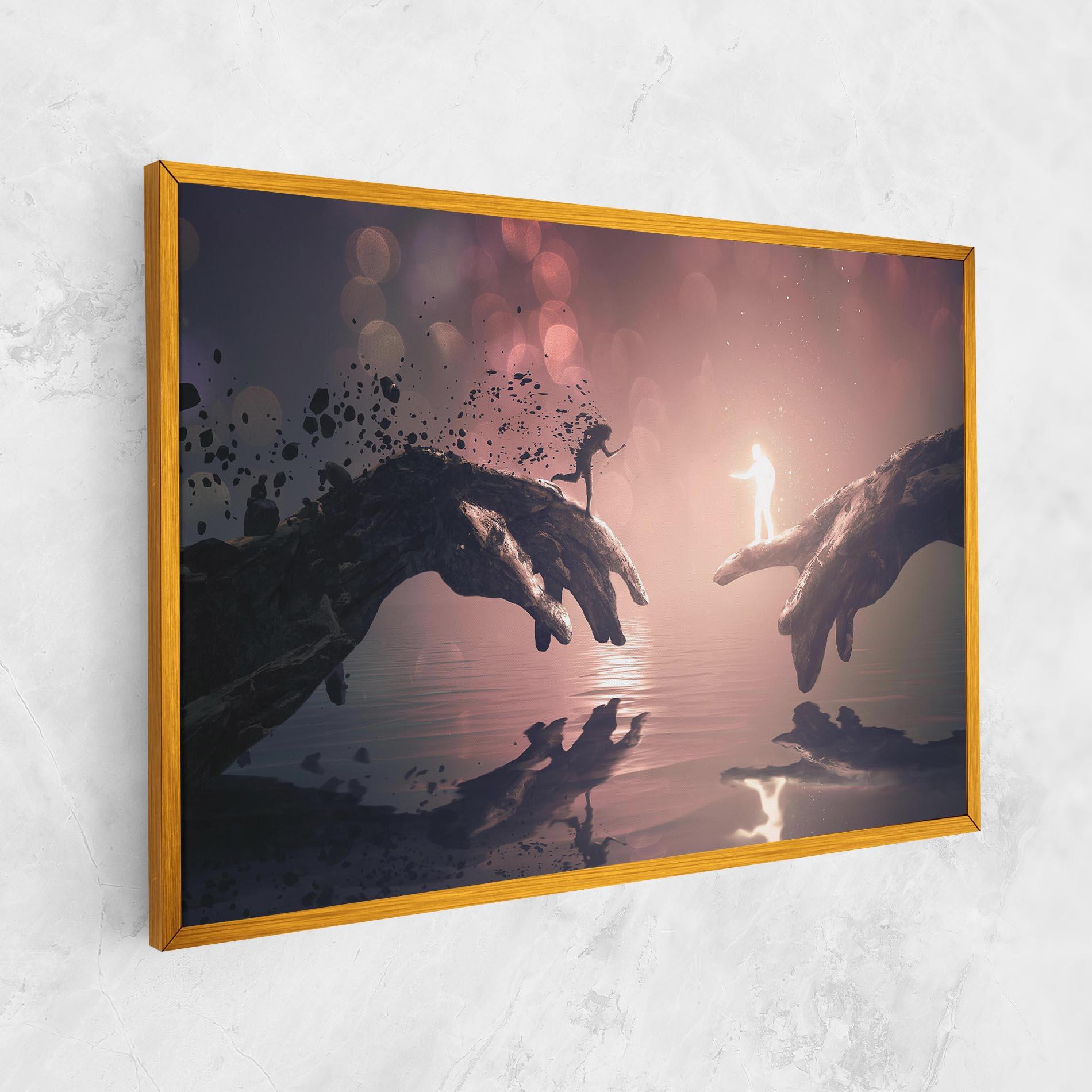 Картина на платно Life Story mockup 1