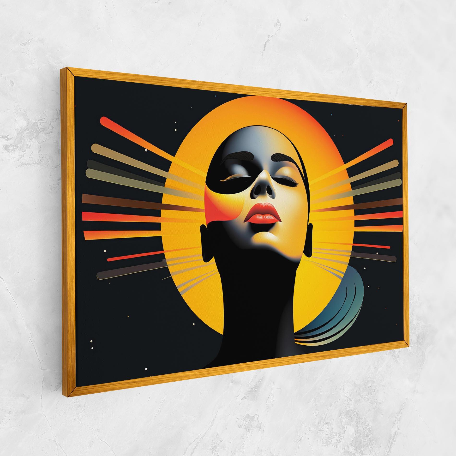 Картина на платно Synthetic Dreamy Profile mockup 1