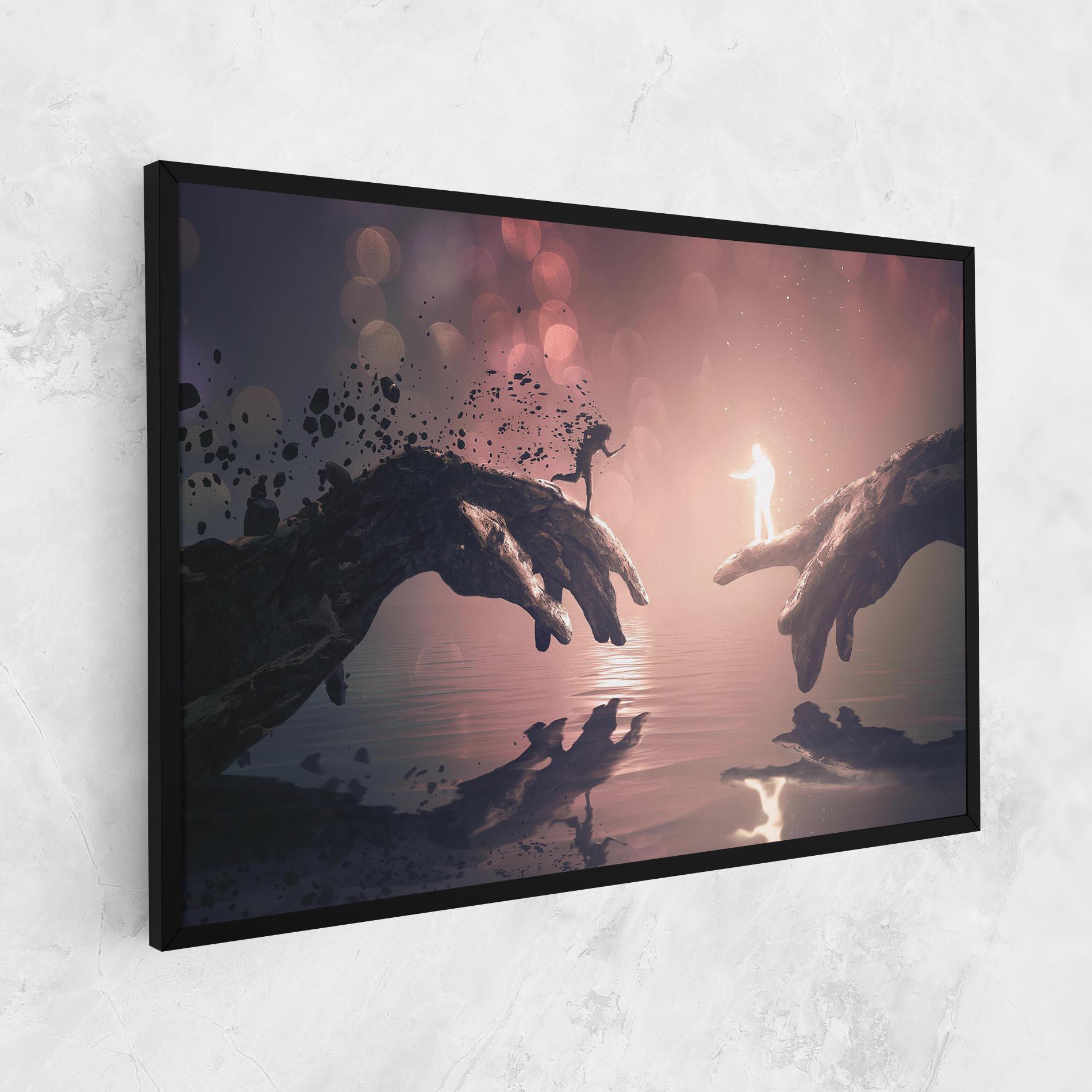 Картина на платно Life Story mockup 1