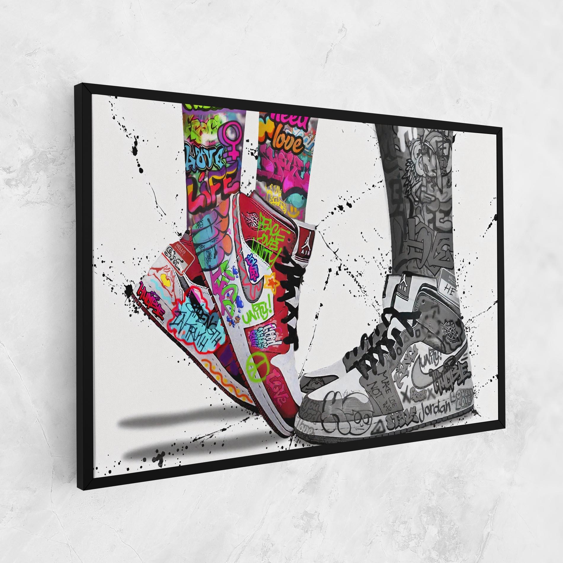 Картина на платно Love On My Toes mockup 1