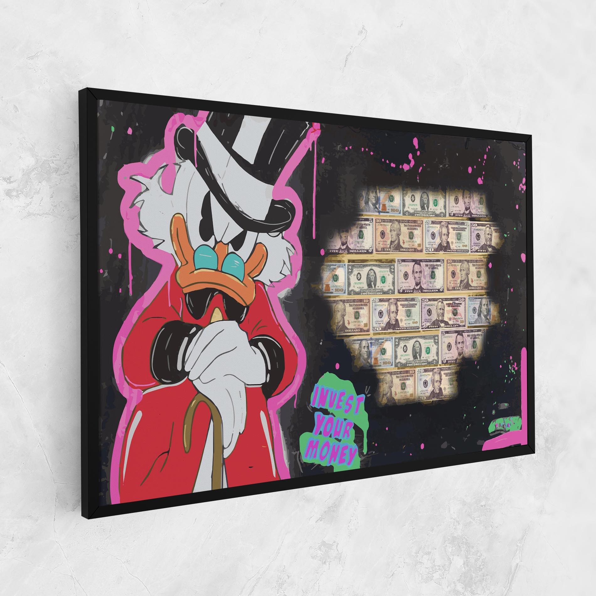 Картина на платно Money Advice mockup 1