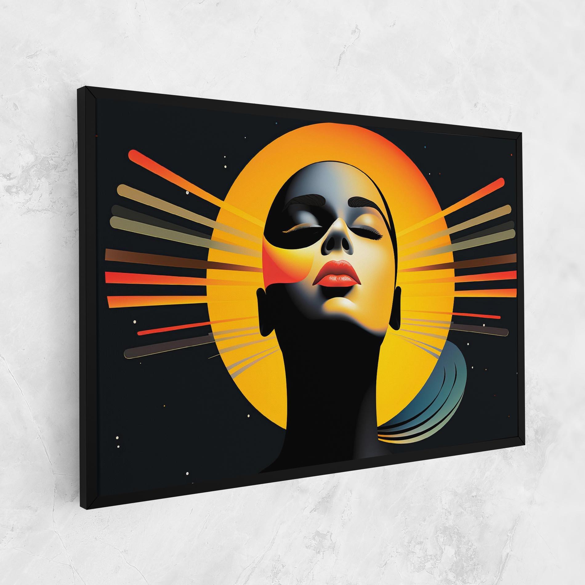 Картина на платно Synthetic Dreamy Profile mockup 1