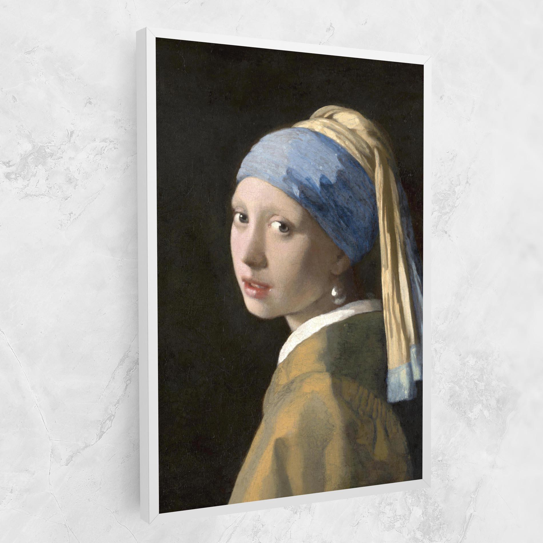 Картина на платно Girl With A Pearl mockup 1