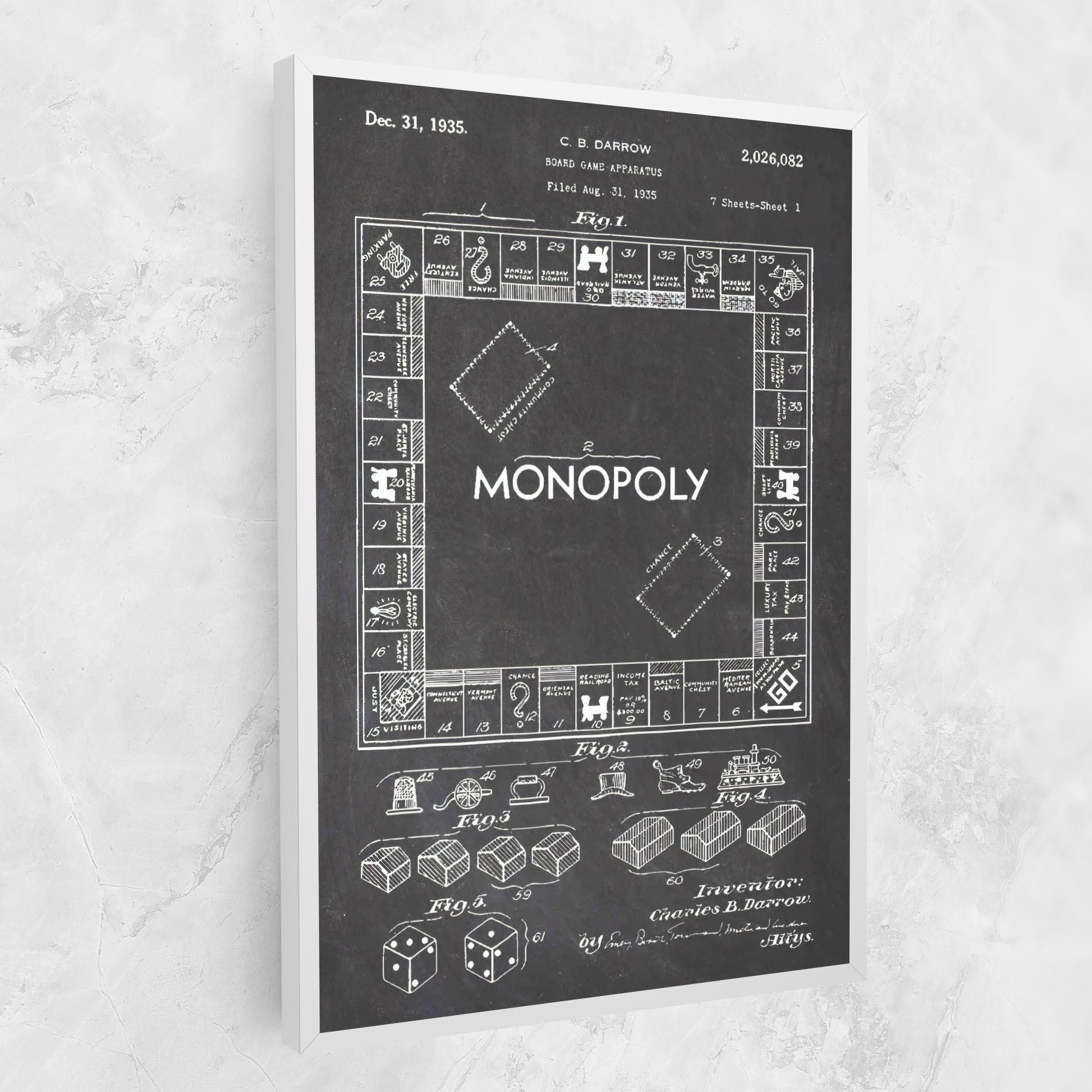 Картина на платно Monopoly Board mockup 1
