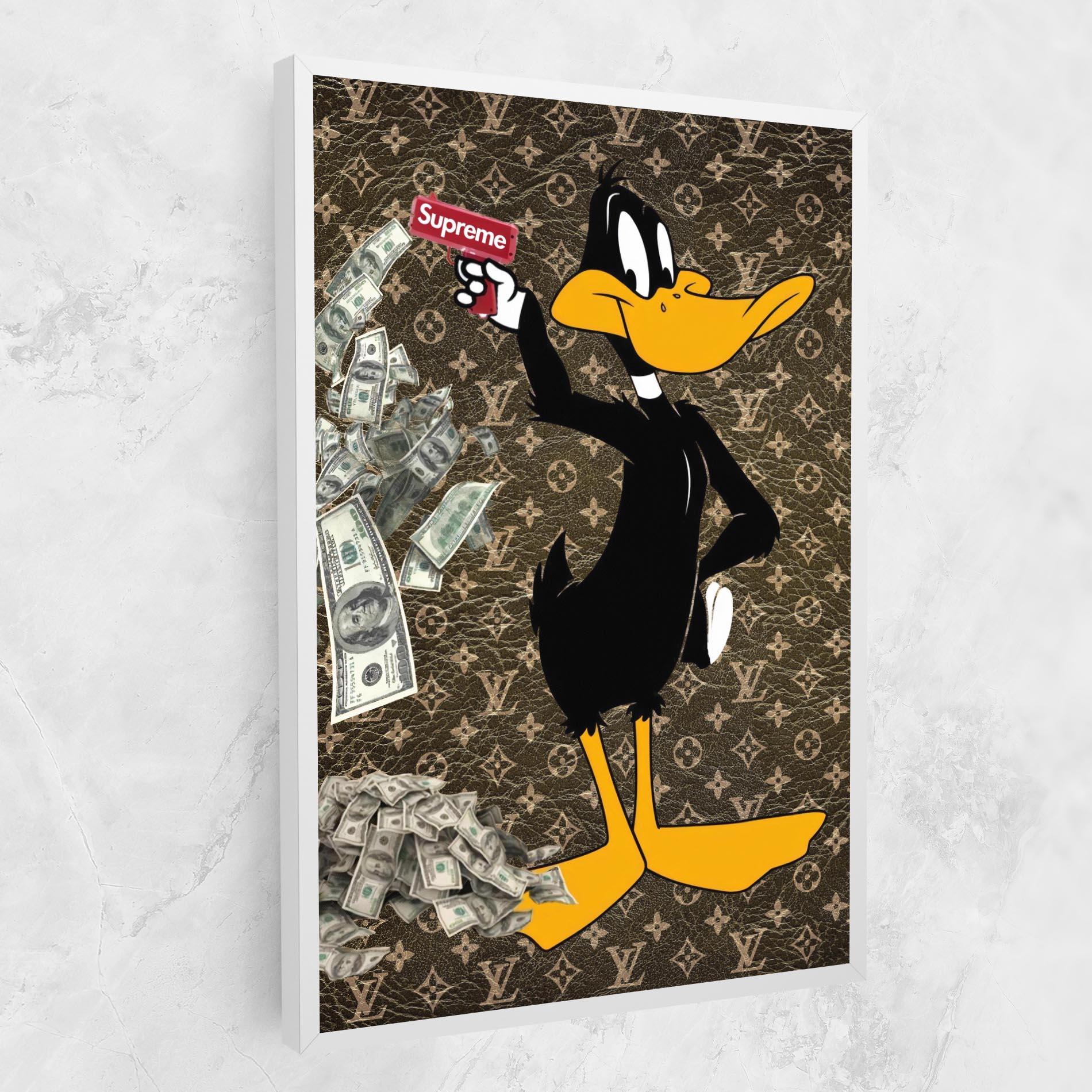 Картина на платно Supreme Daffy mockup 1