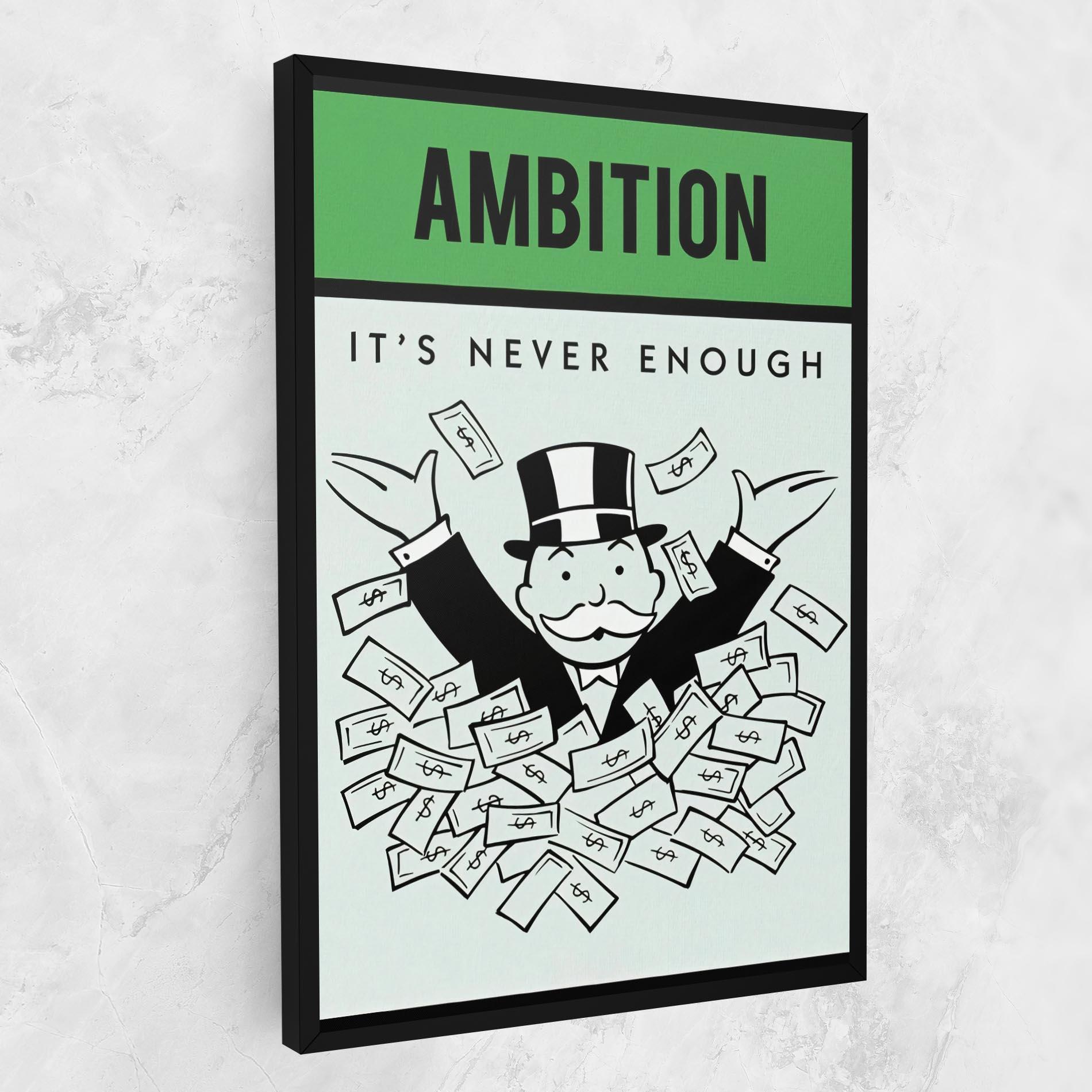 Картина на платно AMBITION mockup 1