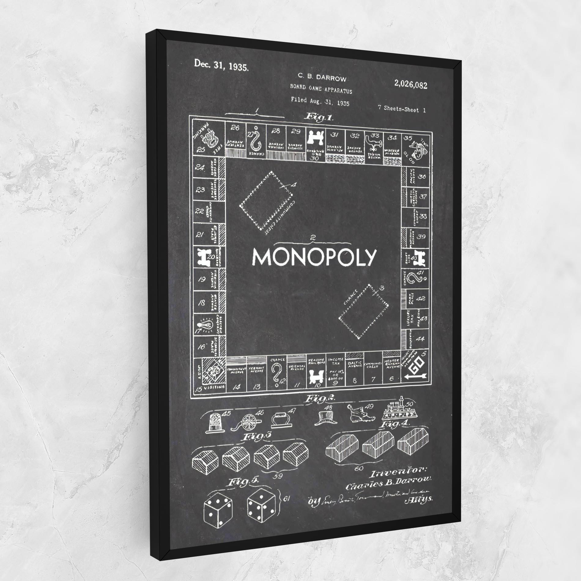 Картина на платно Monopoly Board mockup 1