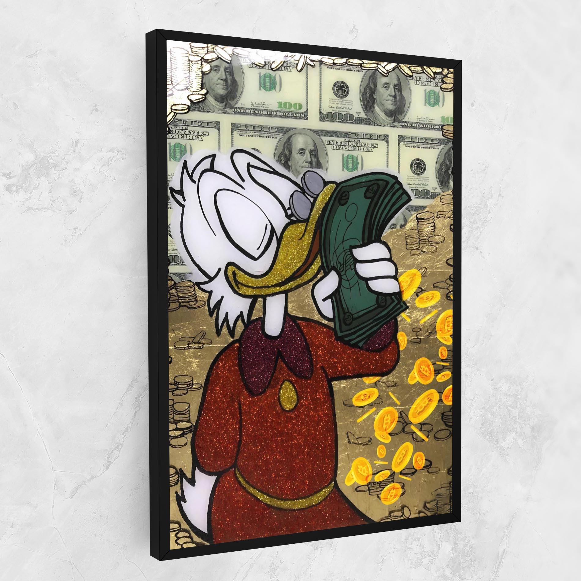 Картина на платно Smell Like Money mockup 1