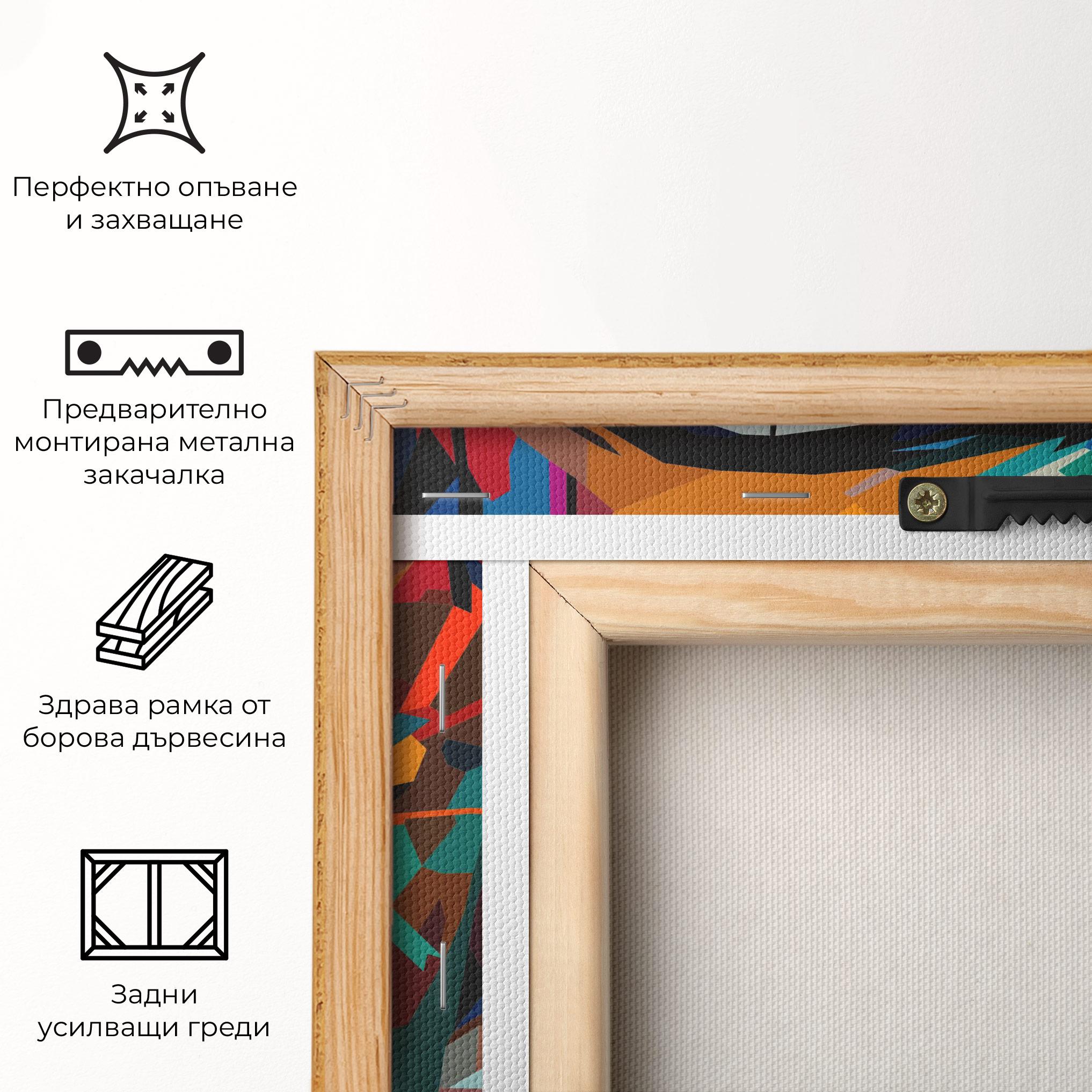 Картина на платно Colorful Eye mockup 5