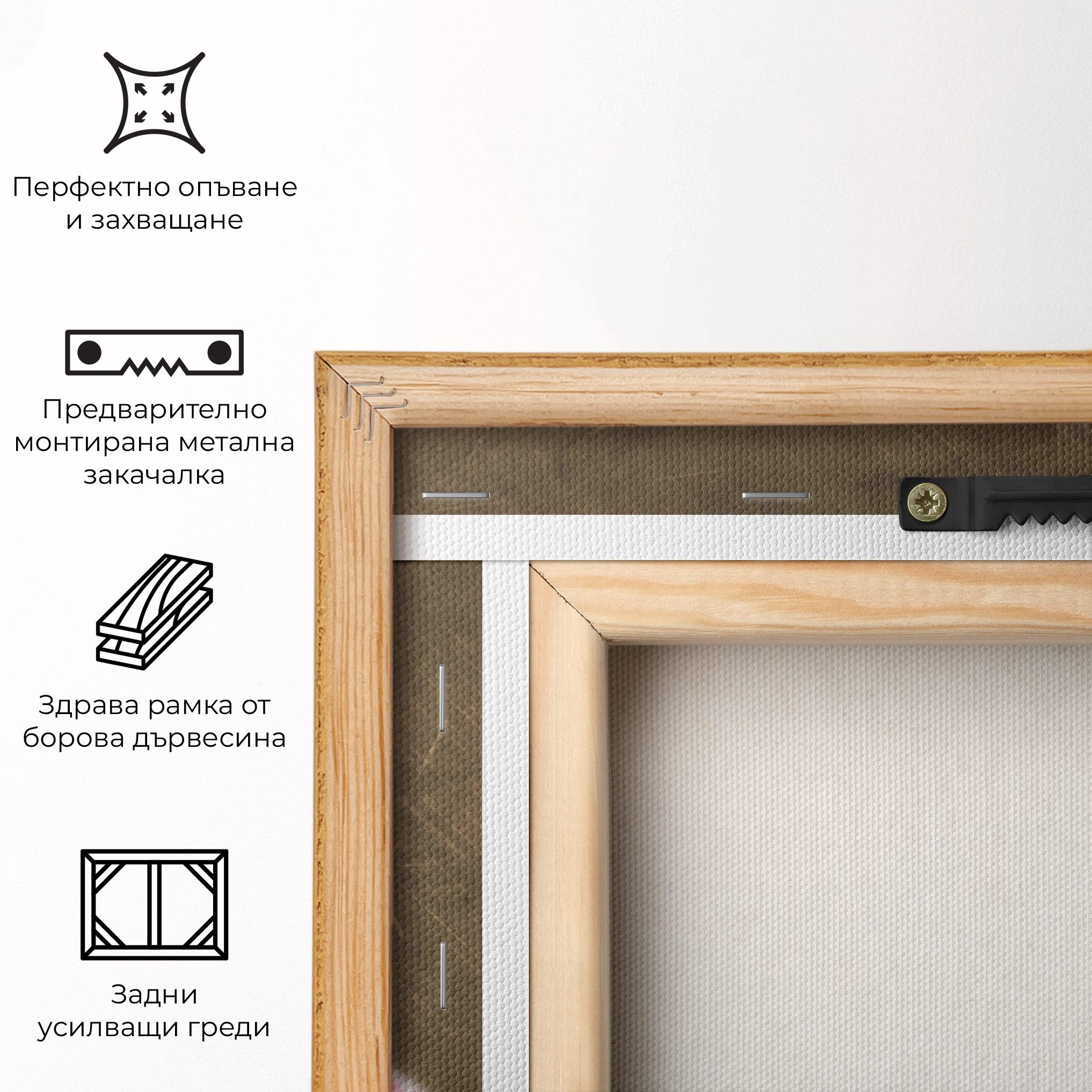 Картина на платно Ready To Fight mockup 5