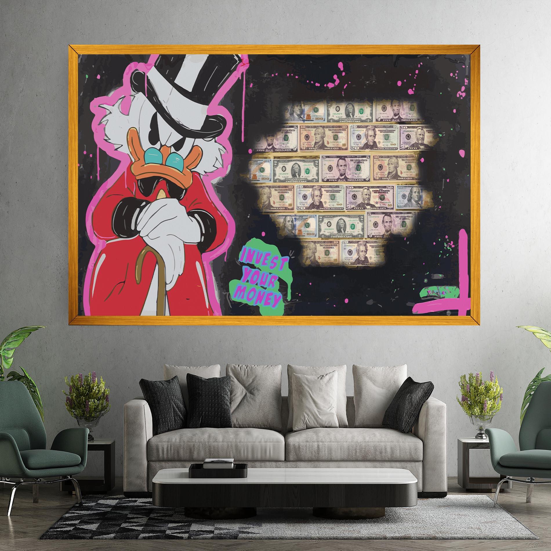 Картина на платно Money Advice mockup 7