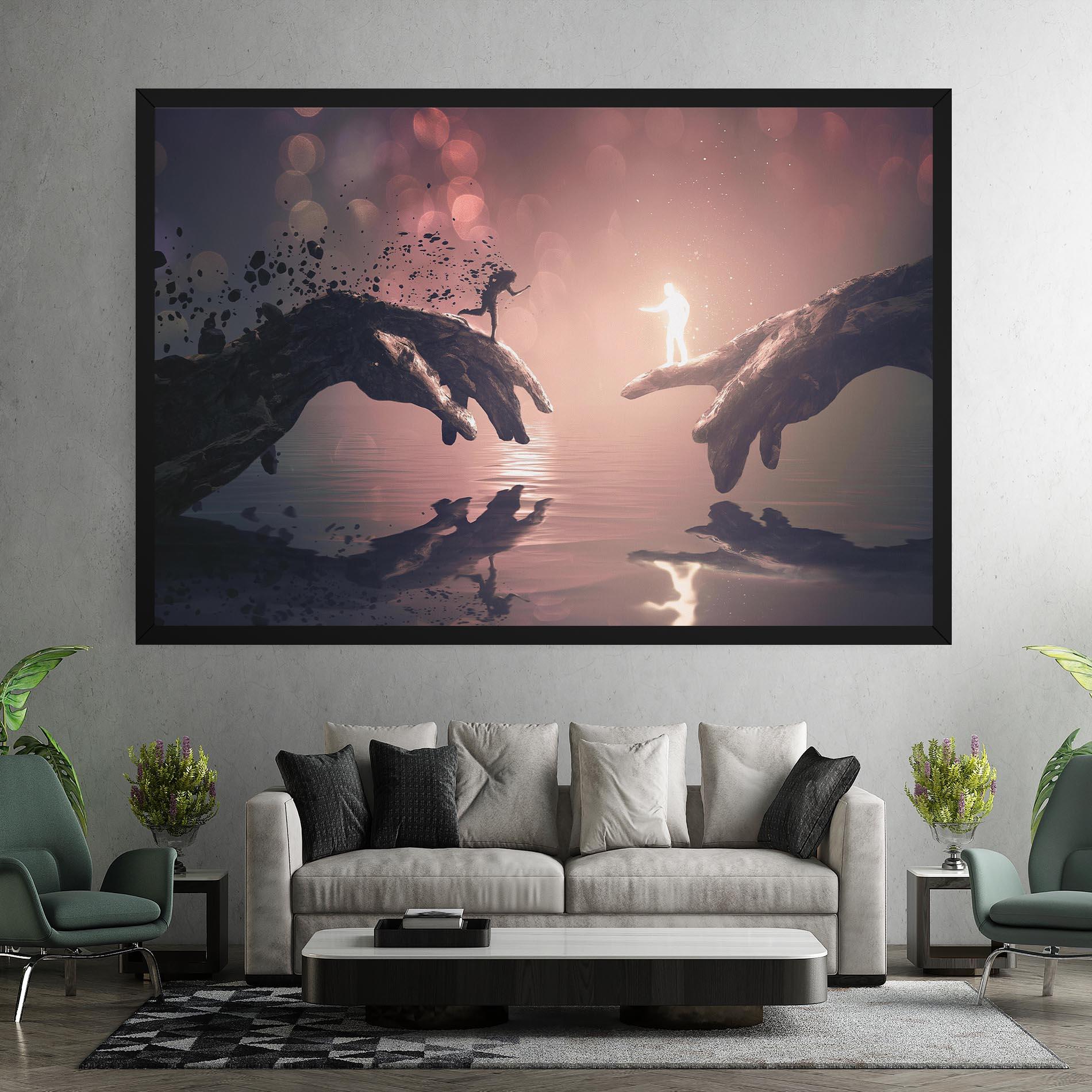 Картина на платно Life Story mockup 7