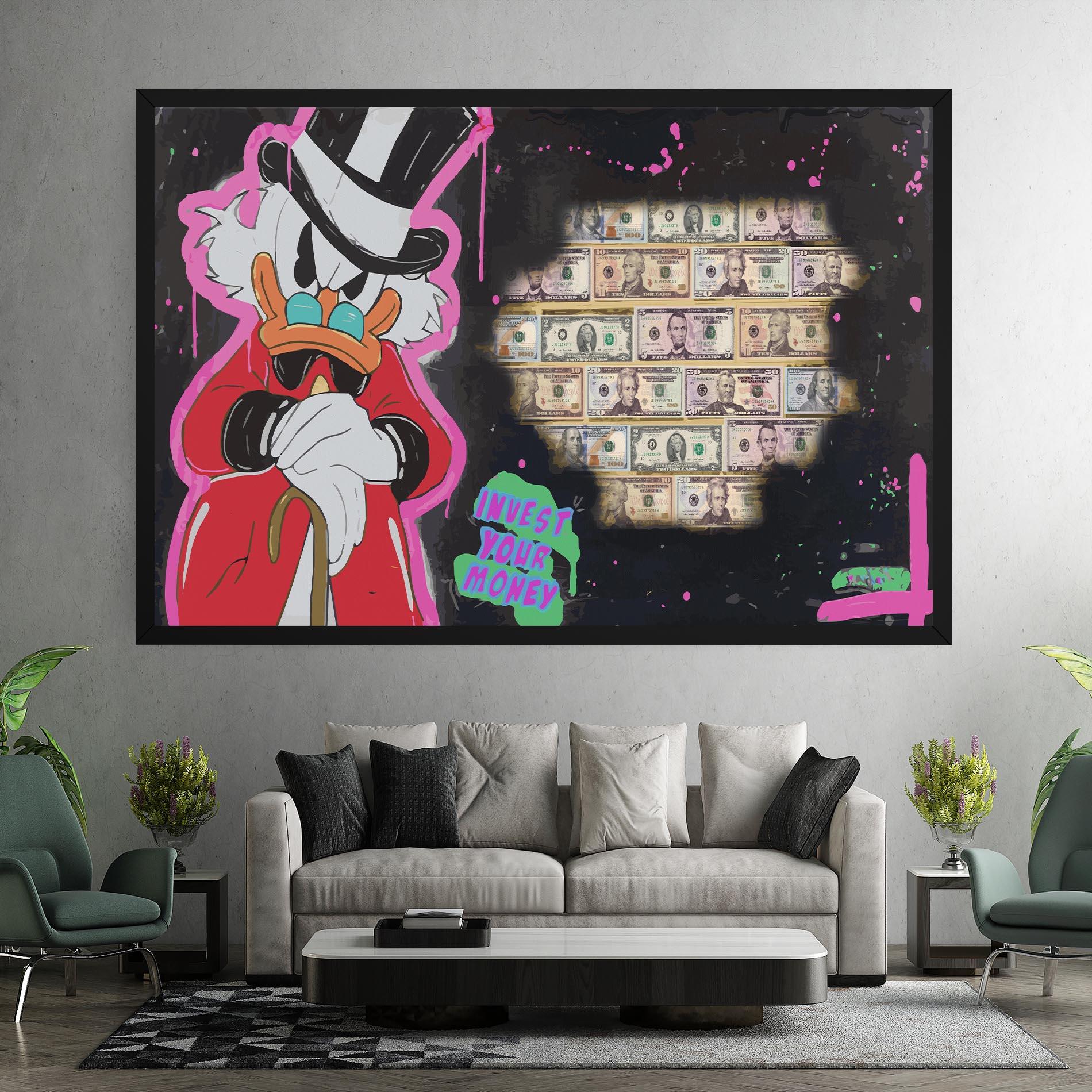 Картина на платно Money Advice mockup 7