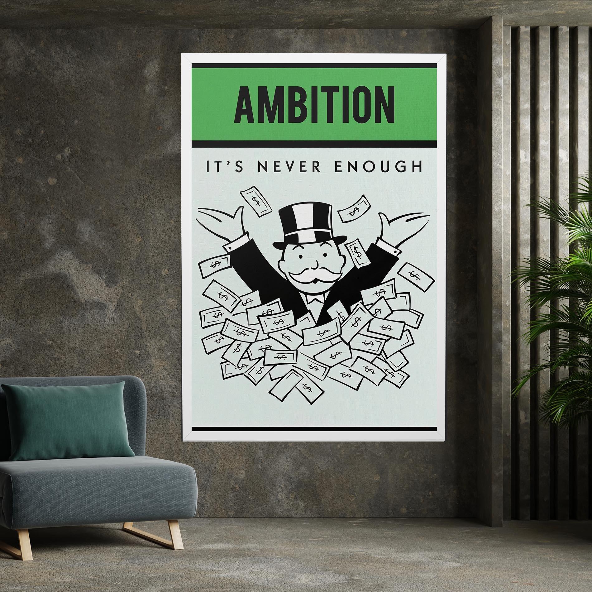 Картина на платно AMBITION mockup 7