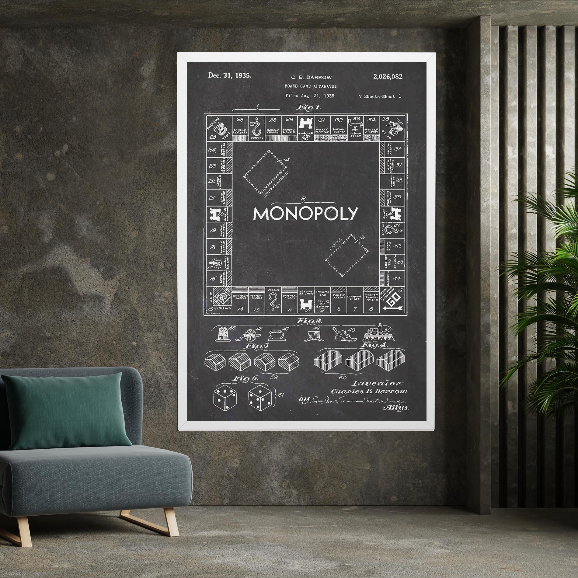 Картина на платно Monopoly Board mockup 7