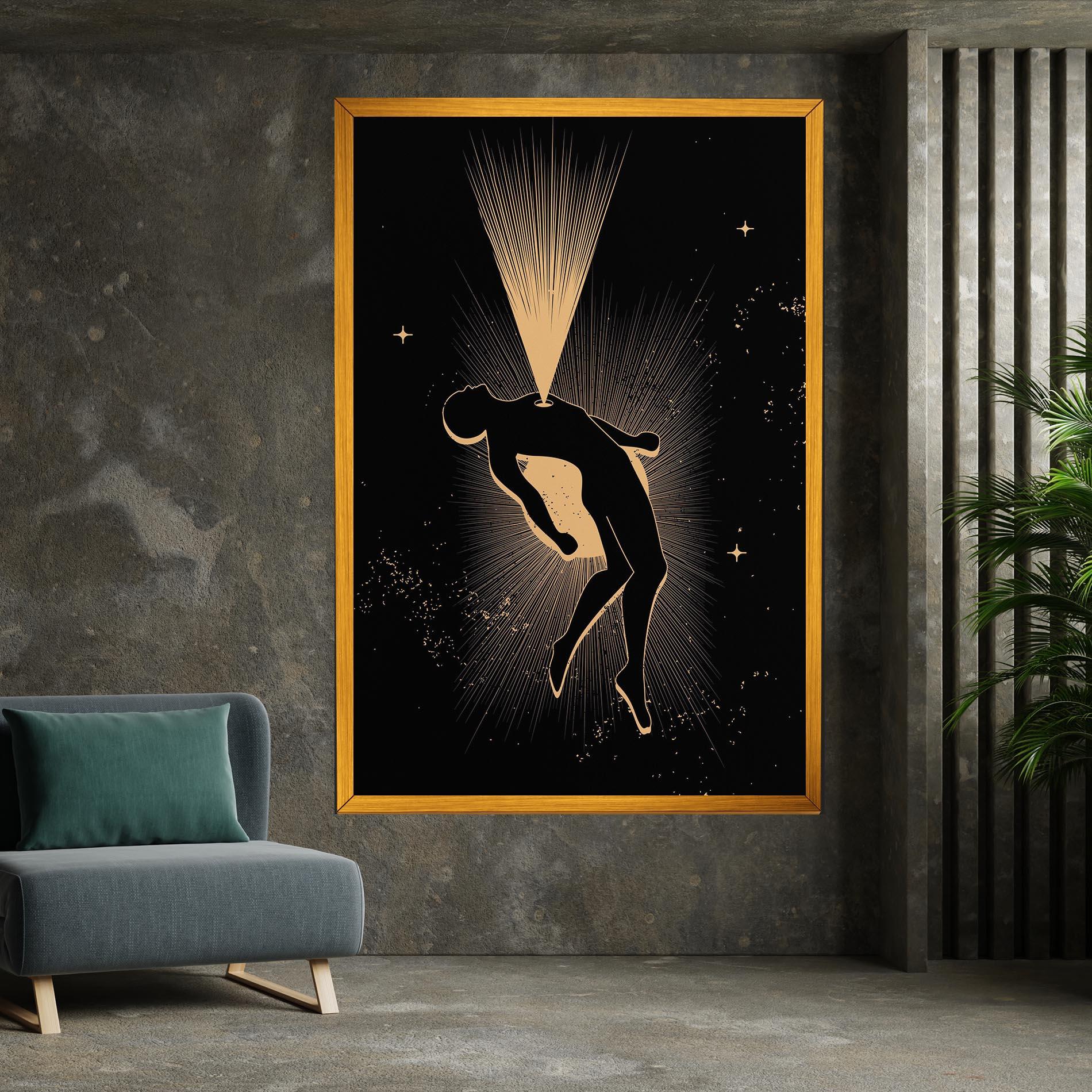 Картина на платно Body And Soul mockup 7