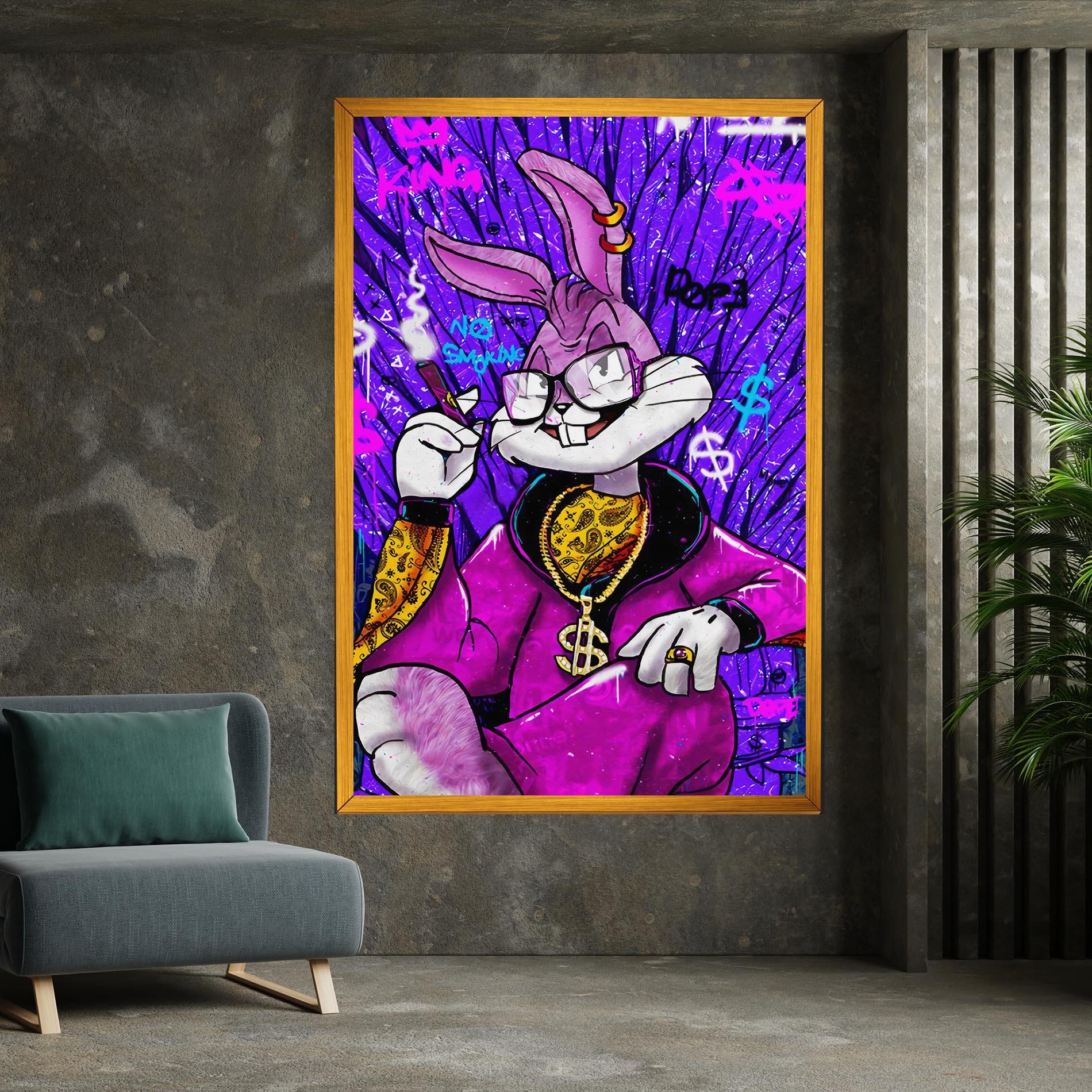 Картина на платно Boss Buny mockup 7